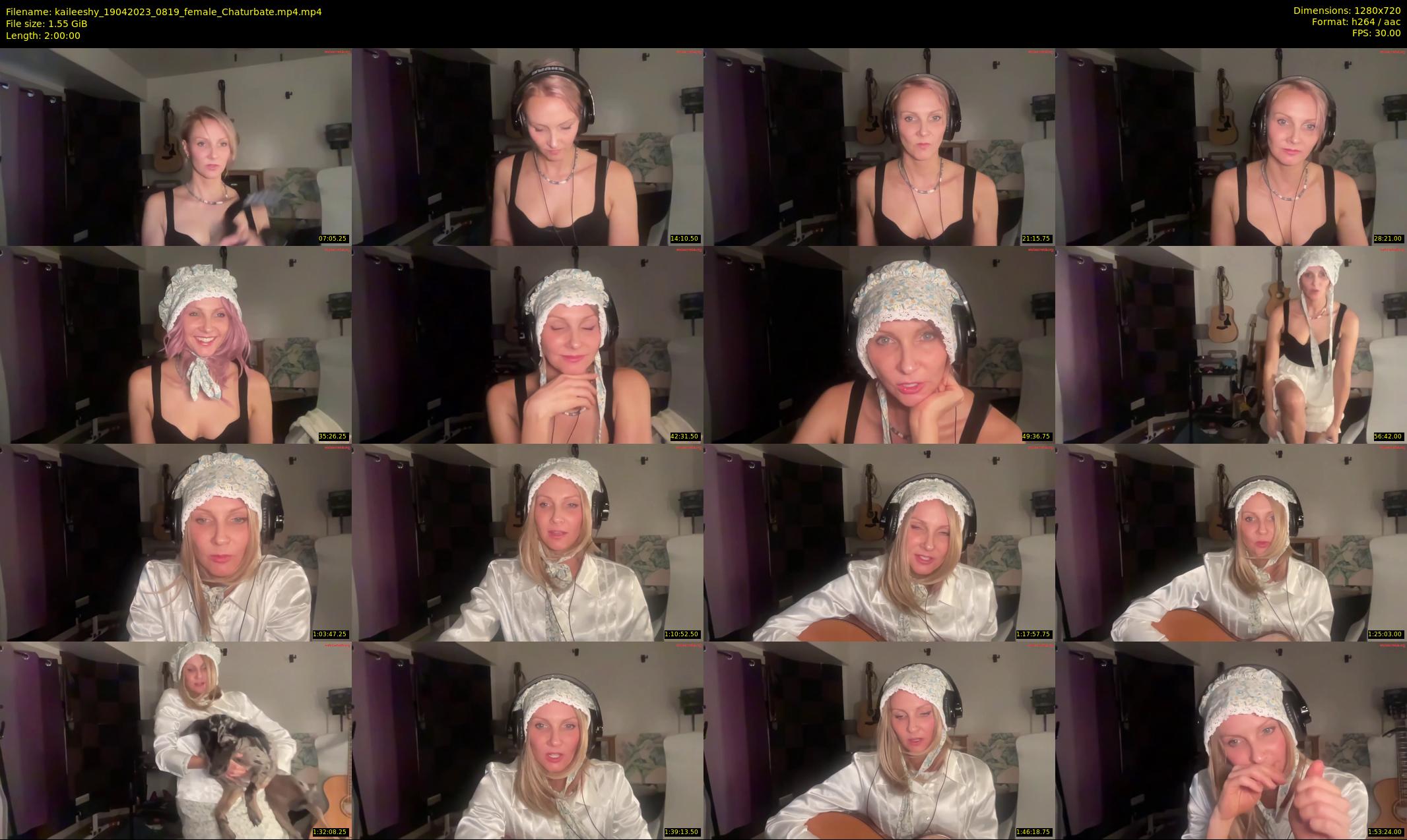 kaileeshy — 120 minute Chaturbate female cam show recording, 720p, Apr 19, 2023