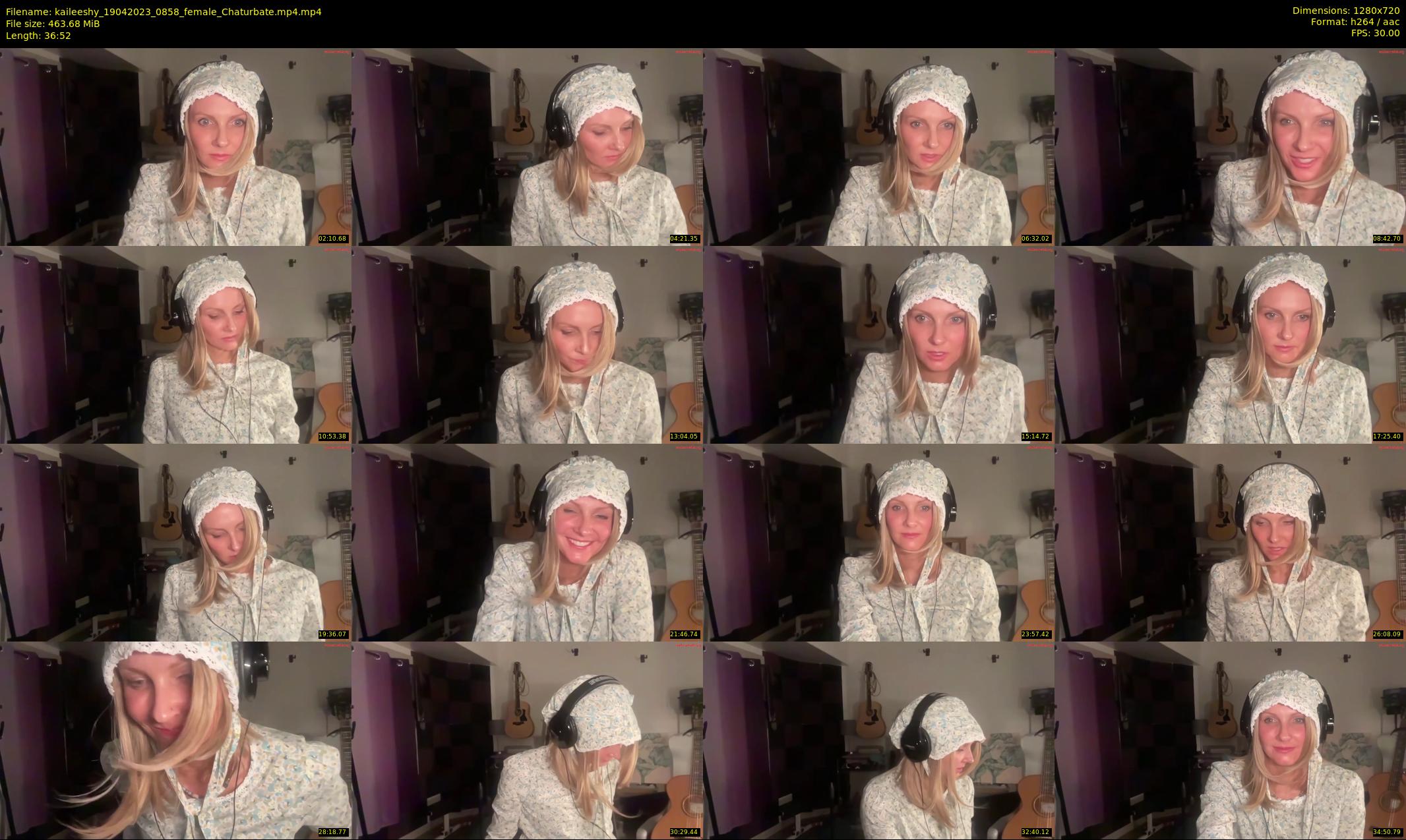 kaileeshy — 37 minute Chaturbate female cam show recording, 720p, Apr 19, 2023