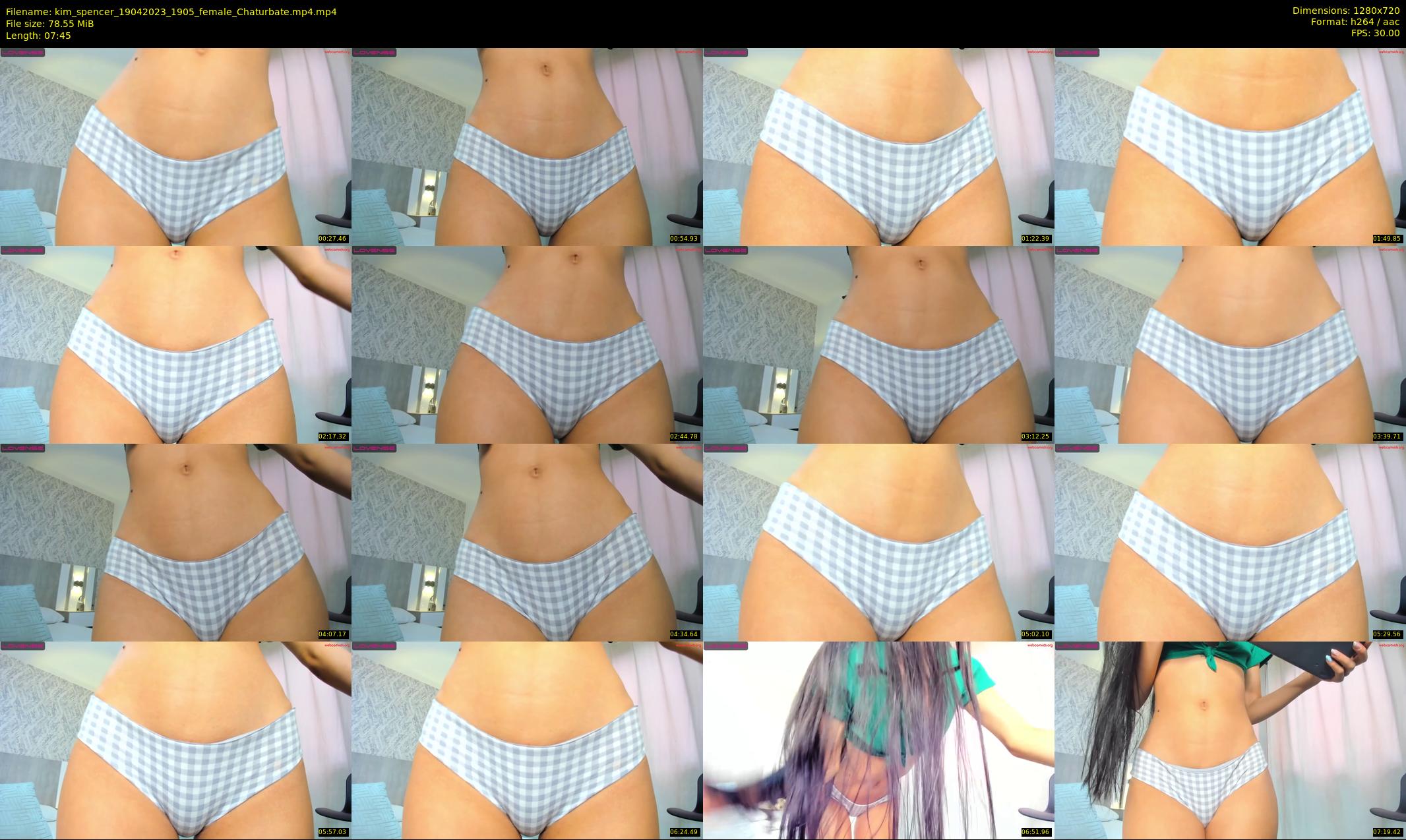kim_spencer — 8 minute Chaturbate female cam show recording, 720p, Apr 19, 2023
