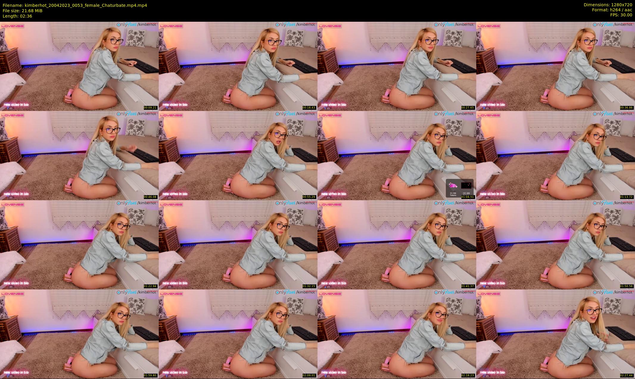 kimberhot — 3 minute Chaturbate female cam show recording, 720p, Apr 20, 2023
