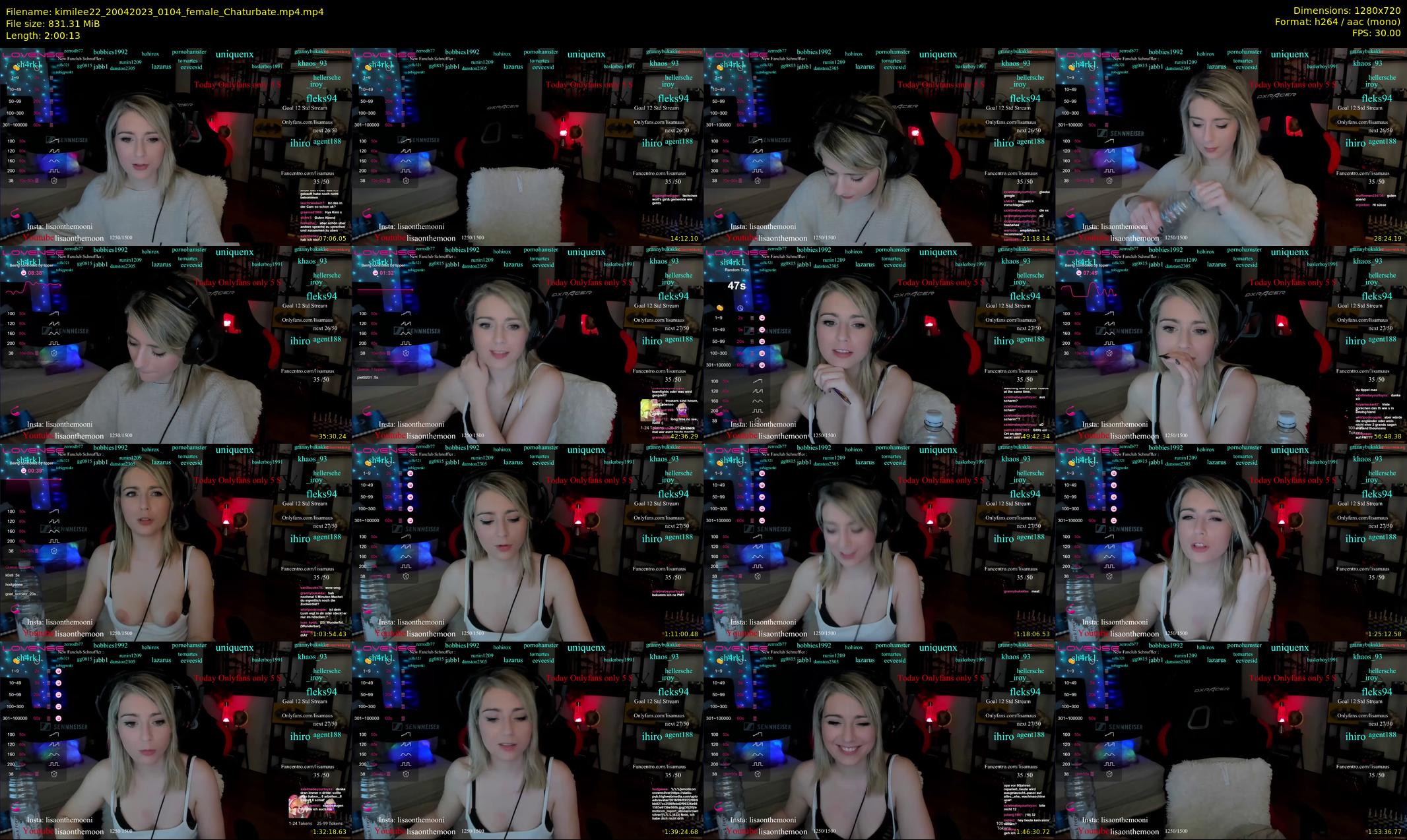 kimilee22 — 121 minute Chaturbate female cam show recording, 720p, Apr 20, 2023