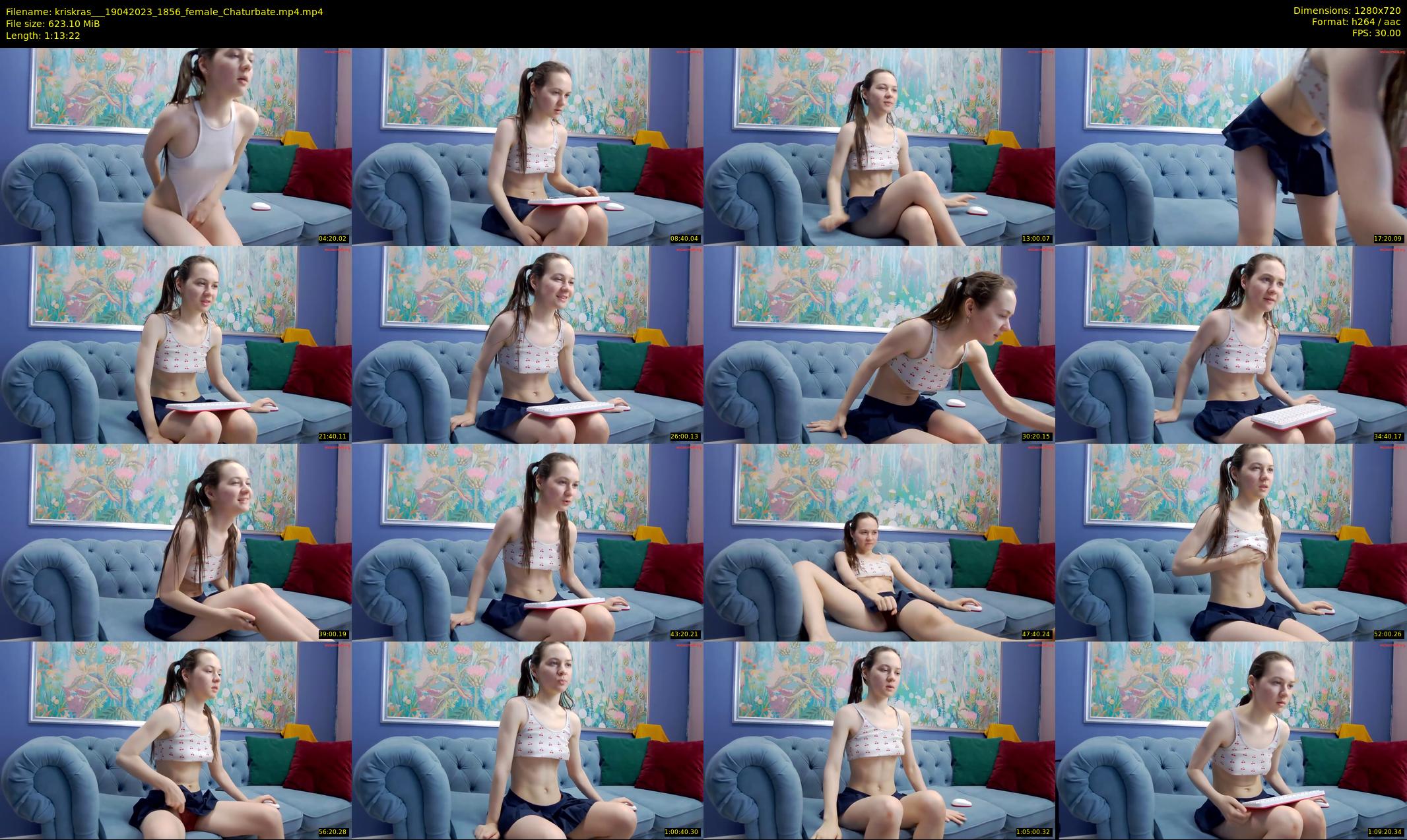 kriskras__ — 74 minute Chaturbate female cam show recording, 720p, Apr 19, 2023
