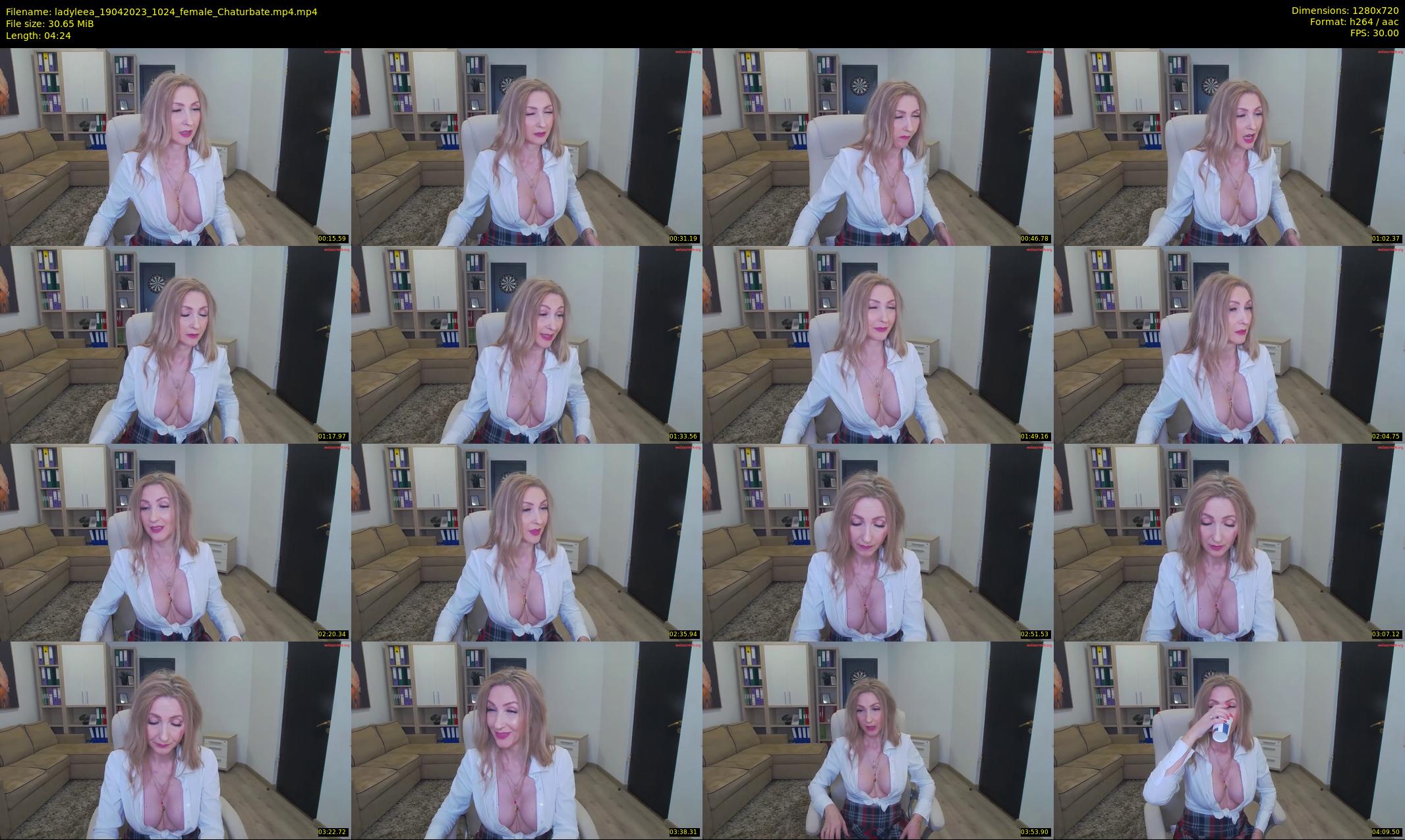 ladyleea — 5 minute Chaturbate female cam show recording, 720p, Apr 19, 2023