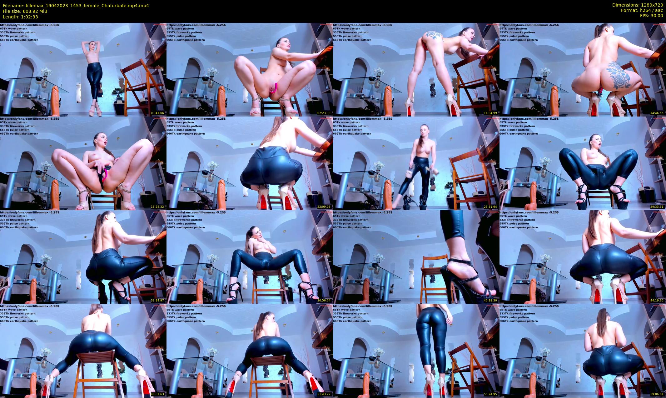 lillemax — 63 minute Chaturbate female cam show recording, 720p, Apr 19, 2023