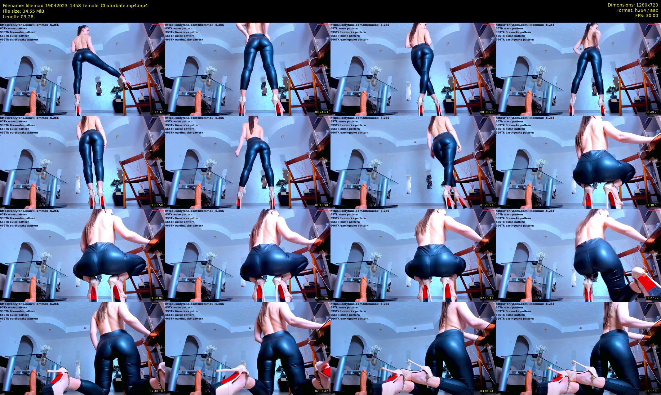 lillemax — 4 minute Chaturbate female cam show recording, 720p, Apr 19, 2023