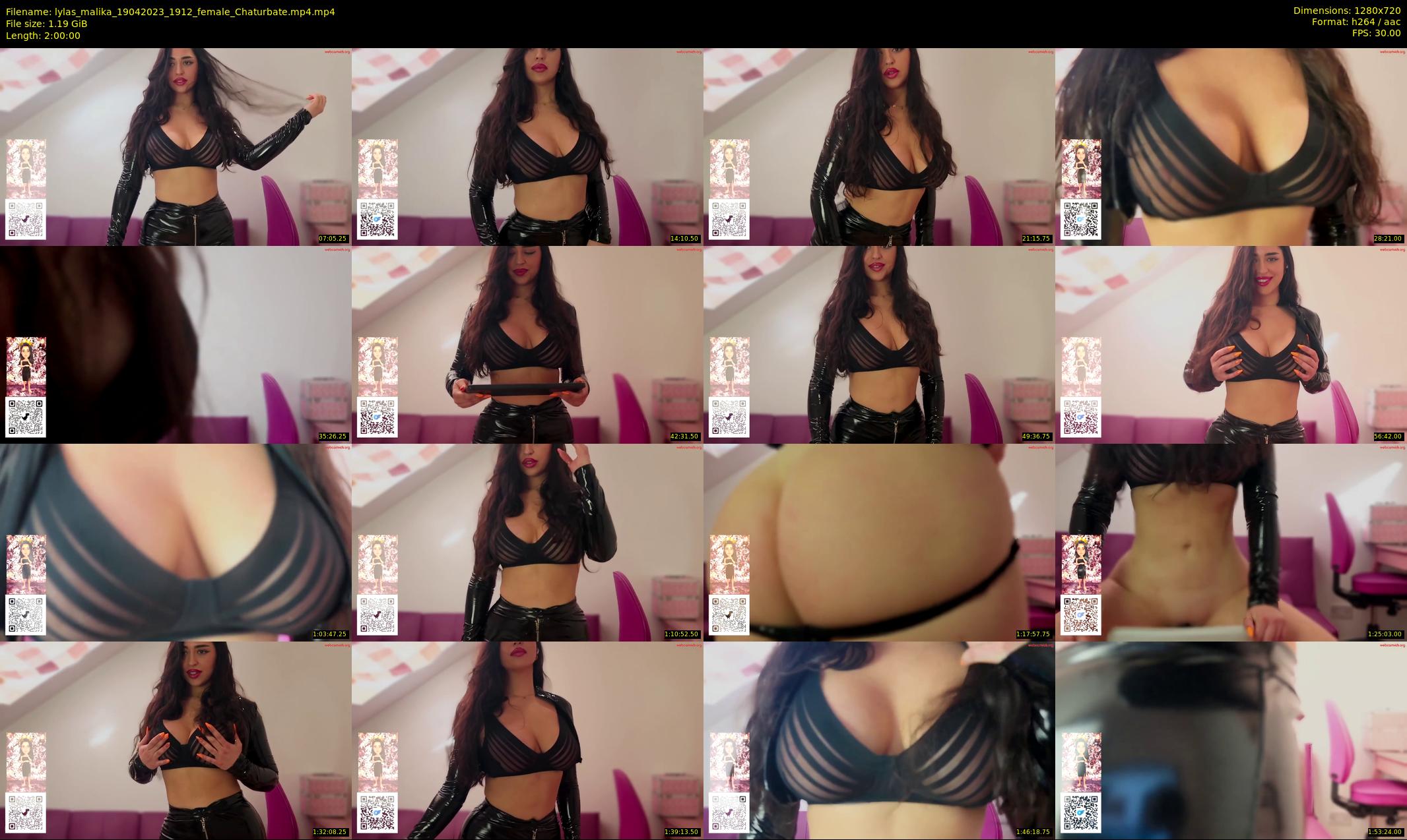 lylas_malika — 120 minute Chaturbate female cam show recording, 720p, Apr 19, 2023