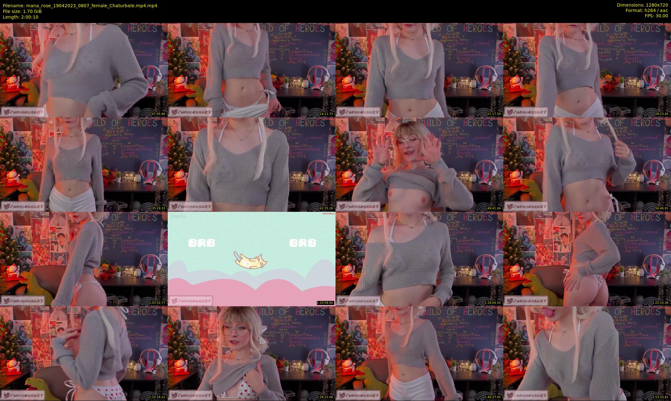 mana_rose — 121 minute Chaturbate female cam show recording, 720p, Apr 19, 2023