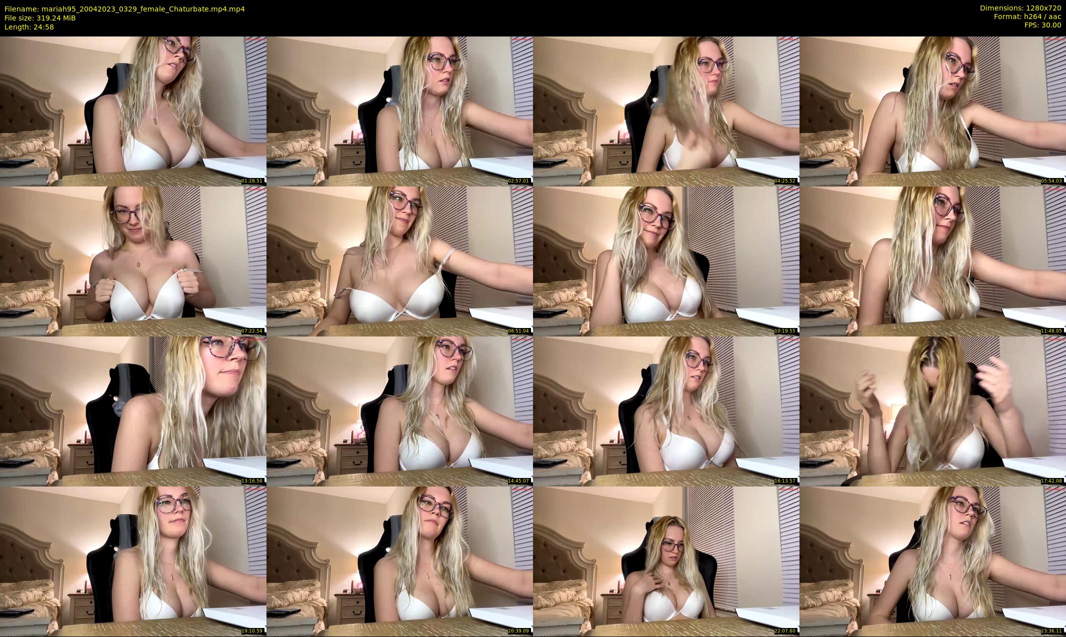 mariah95 — 25 minute Chaturbate female cam show recording, 720p, Apr 20, 2023