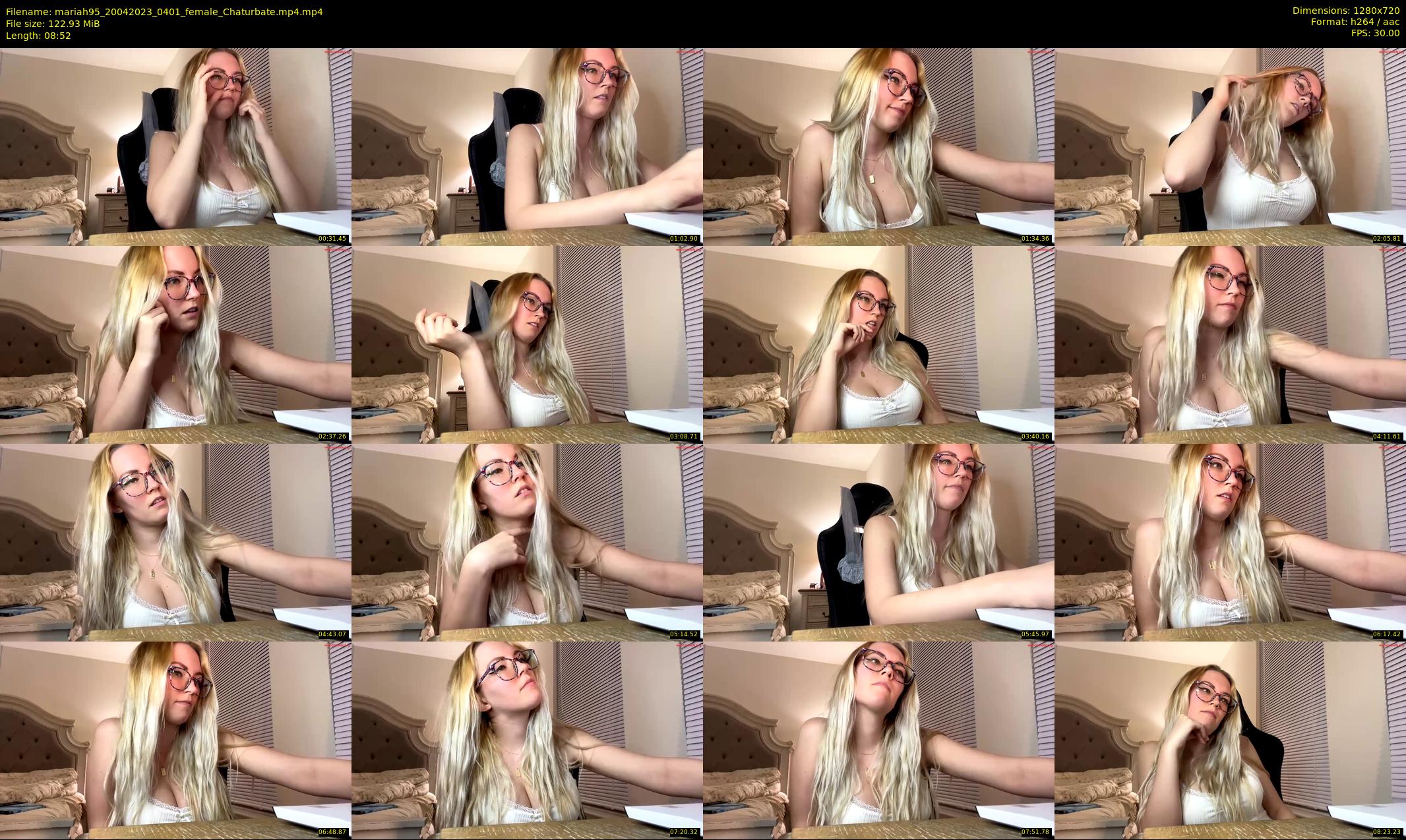 mariah95 — 9 minute Chaturbate female cam show recording, 720p, Apr 20, 2023