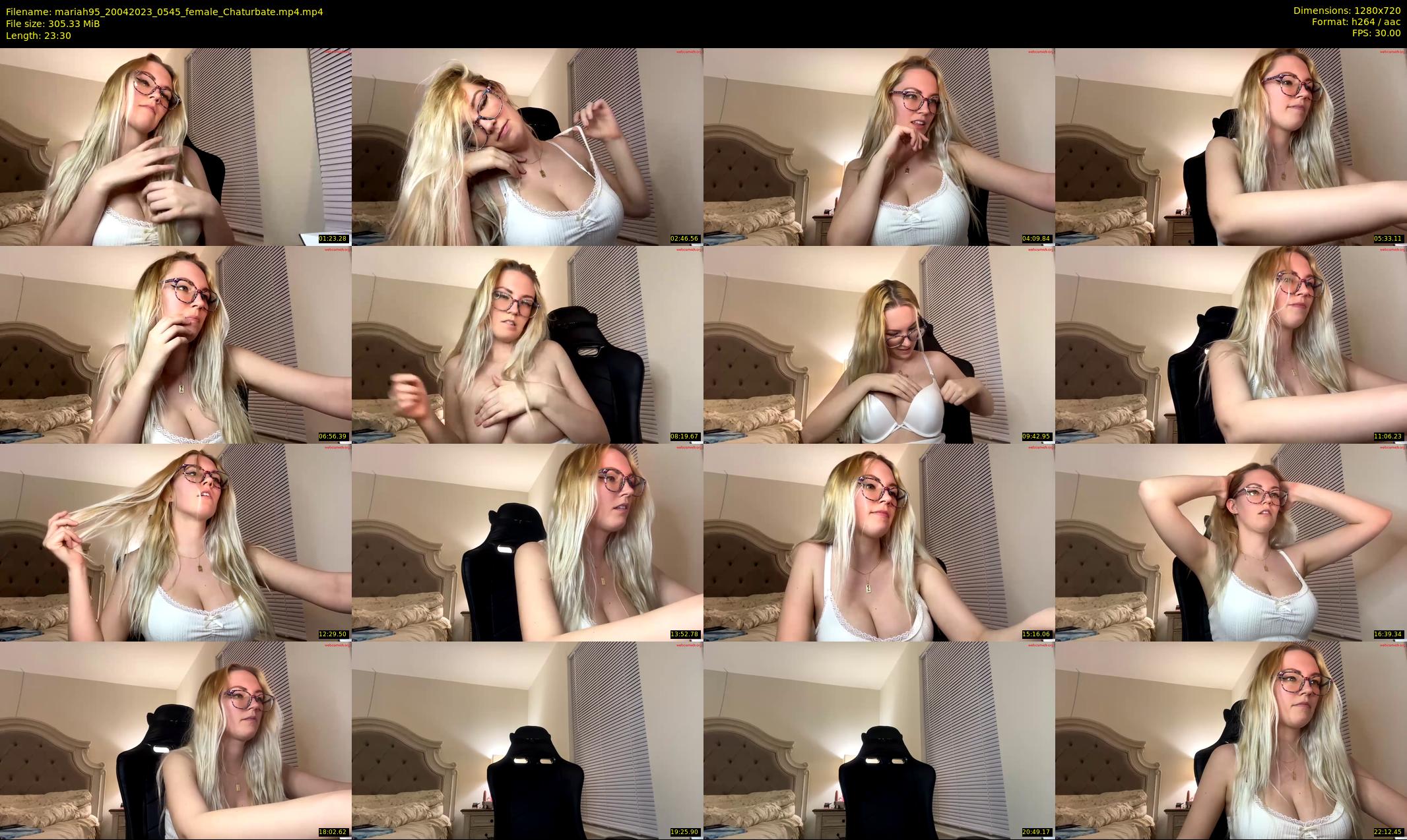 mariah95 — 24 minute Chaturbate female cam show recording, 720p, Apr 20, 2023