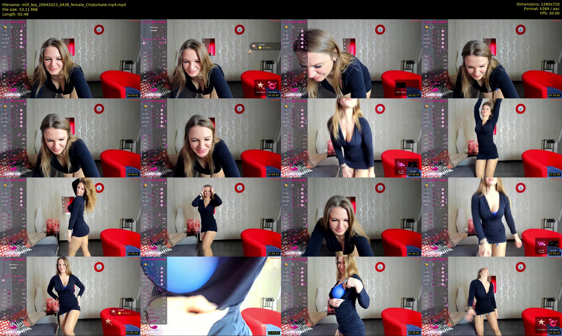 milf_tea — 3 minute Chaturbate female cam show recording, 720p, Apr 20, 2023