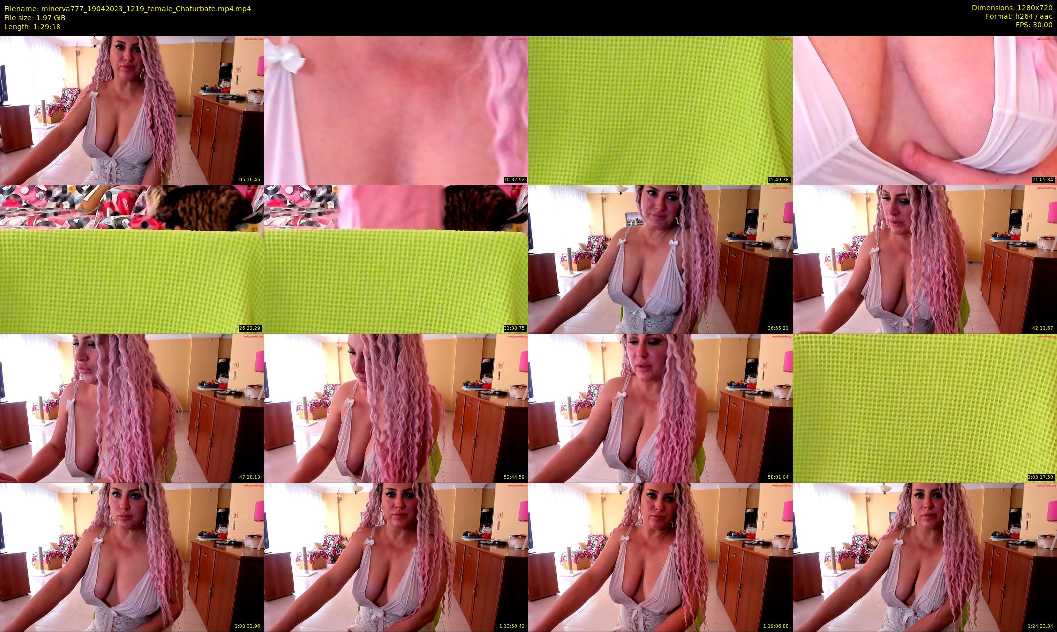 minerva777 — 90 minute Chaturbate female cam show recording, 720p, Apr 19, 2023
