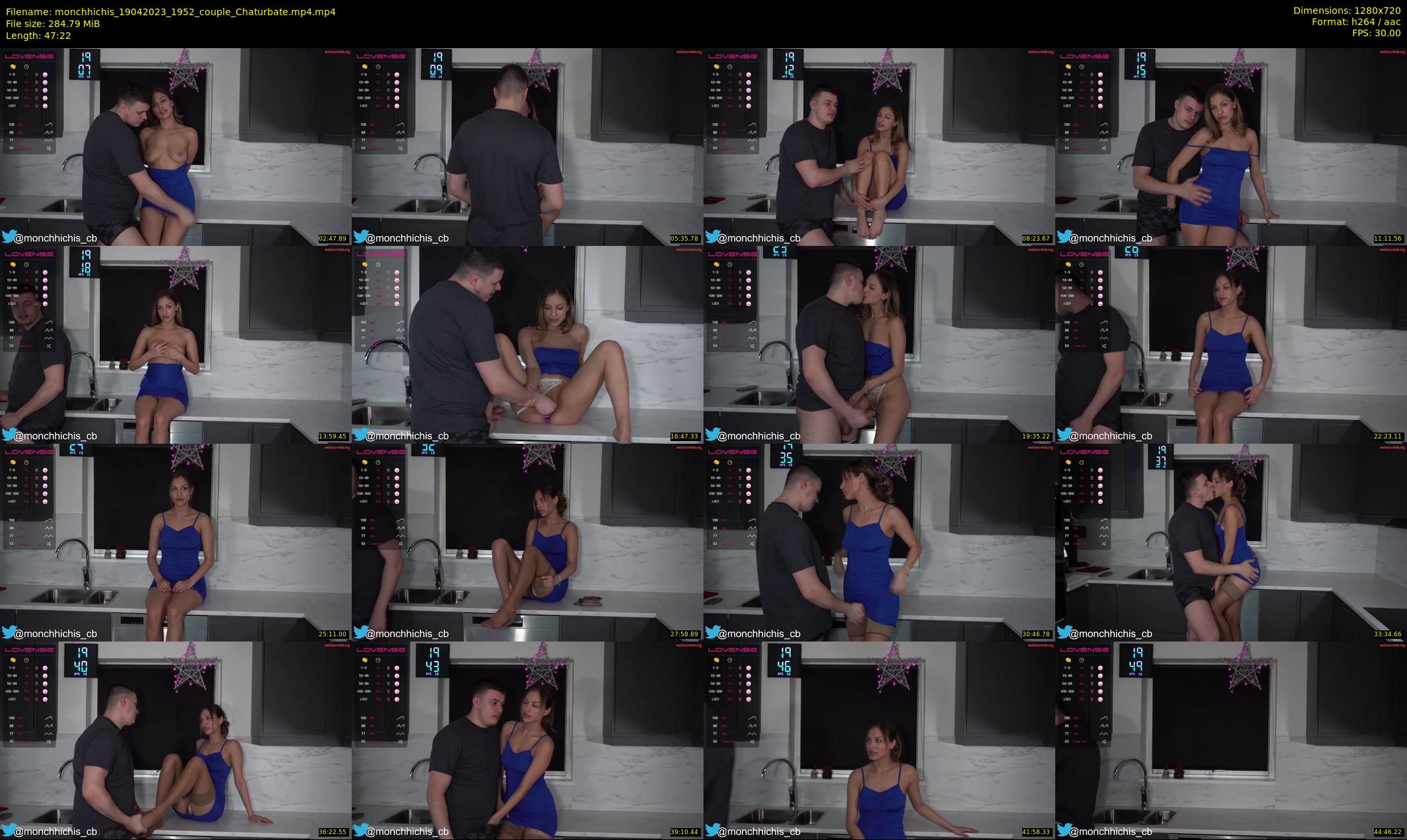 monchhichis — 48 minute Chaturbate couple cam show recording, 720p, Apr 19, 2023