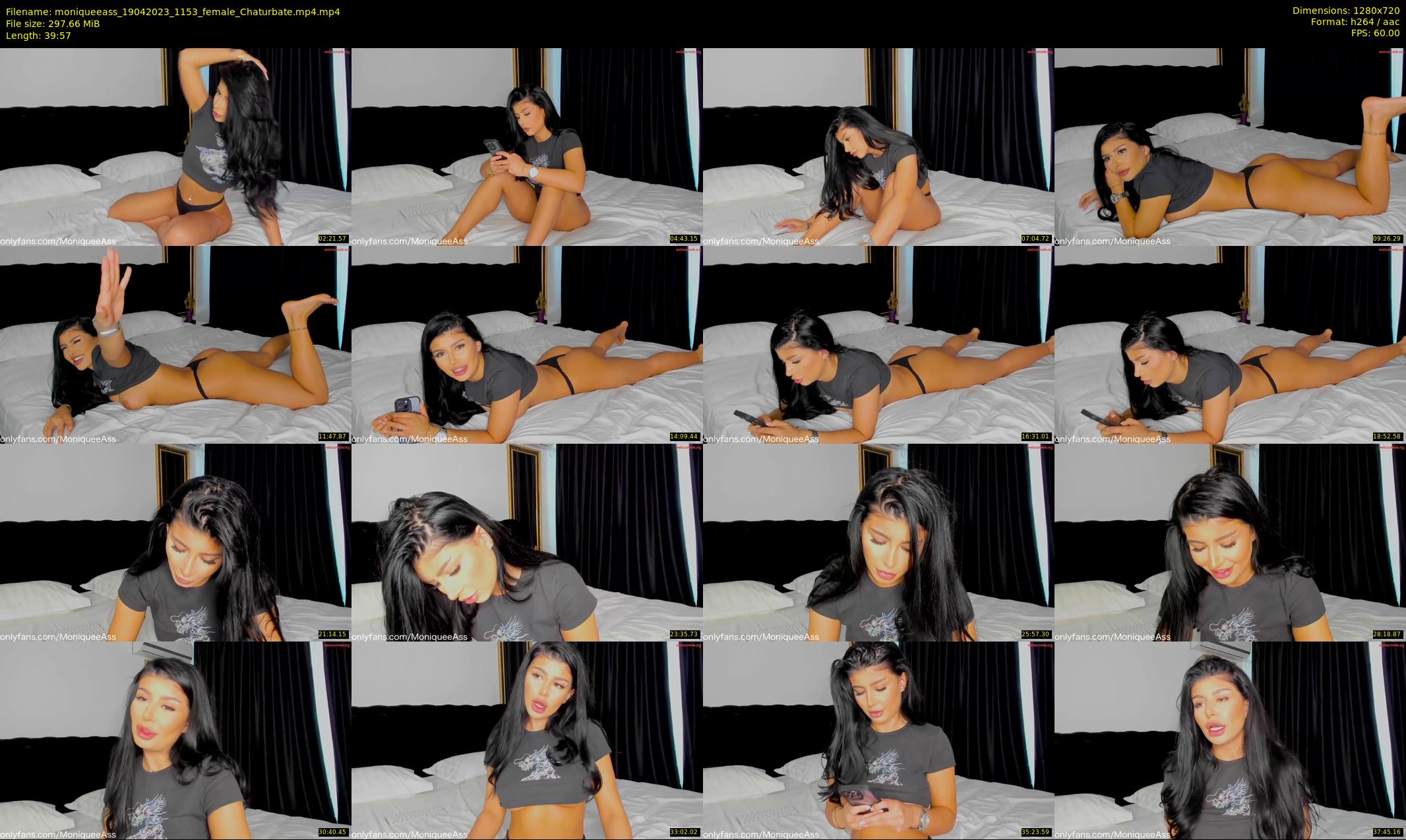 moniqueeass — 40 minute Chaturbate female cam show recording, 720p, Apr 19, 2023