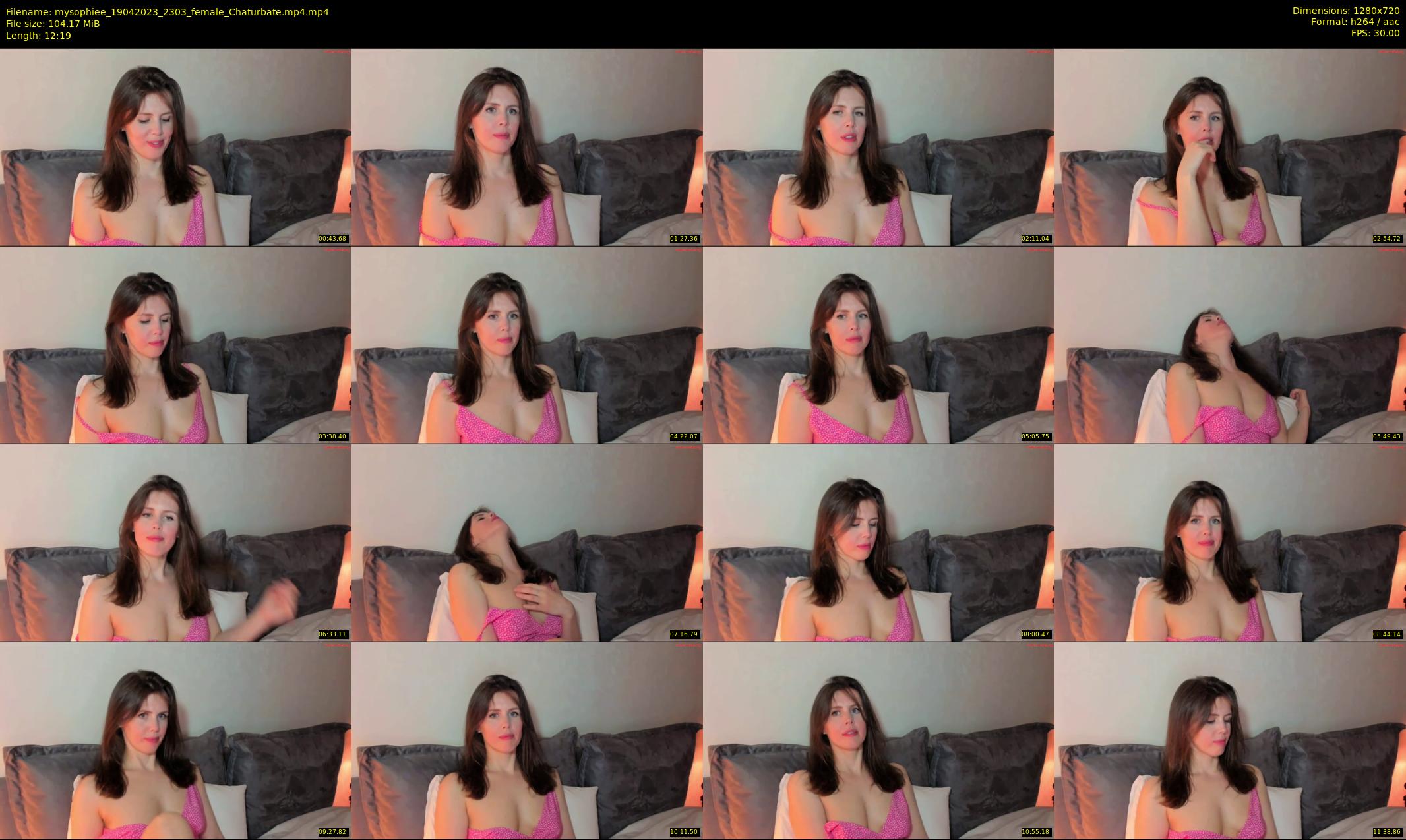 mysophiee — 13 minute Chaturbate female cam show recording, 720p, Apr 19, 2023