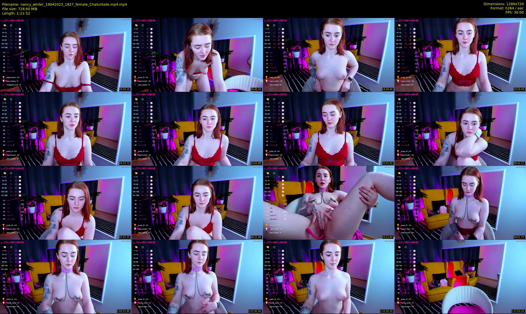 nancy_winter — 82 minute Chaturbate female cam show recording, 720p, Apr 19, 2023