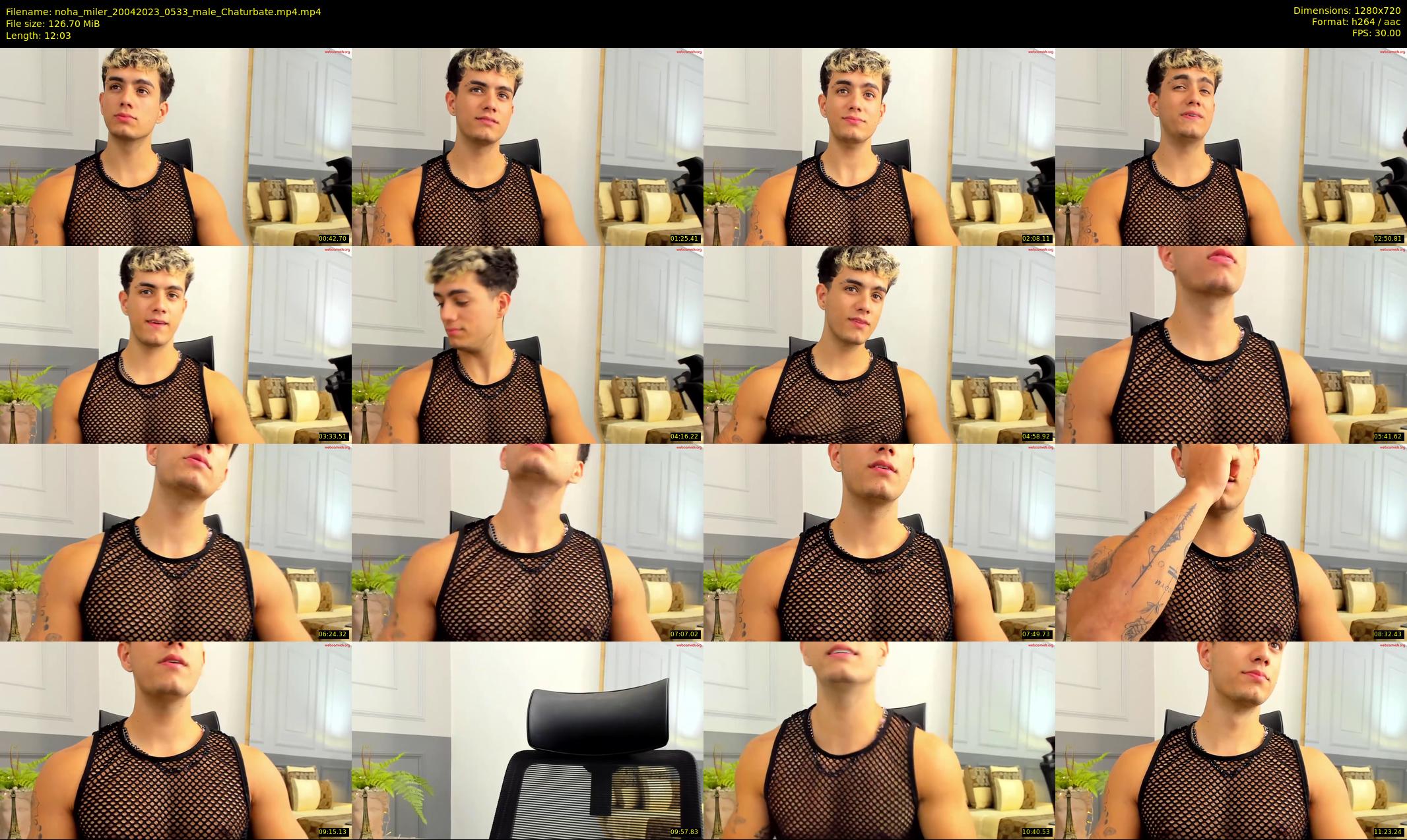 noha_miler — 13 minute Chaturbate male cam show recording, 720p, Apr 20, 2023