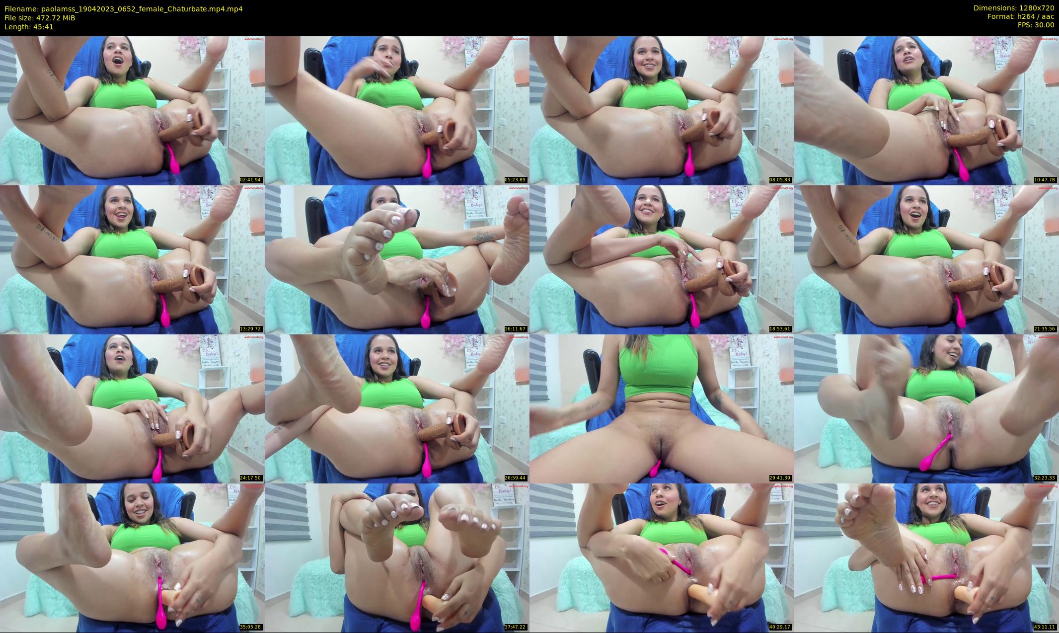 paolamss — 46 minute Chaturbate female cam show recording, 720p, Apr 19, 2023