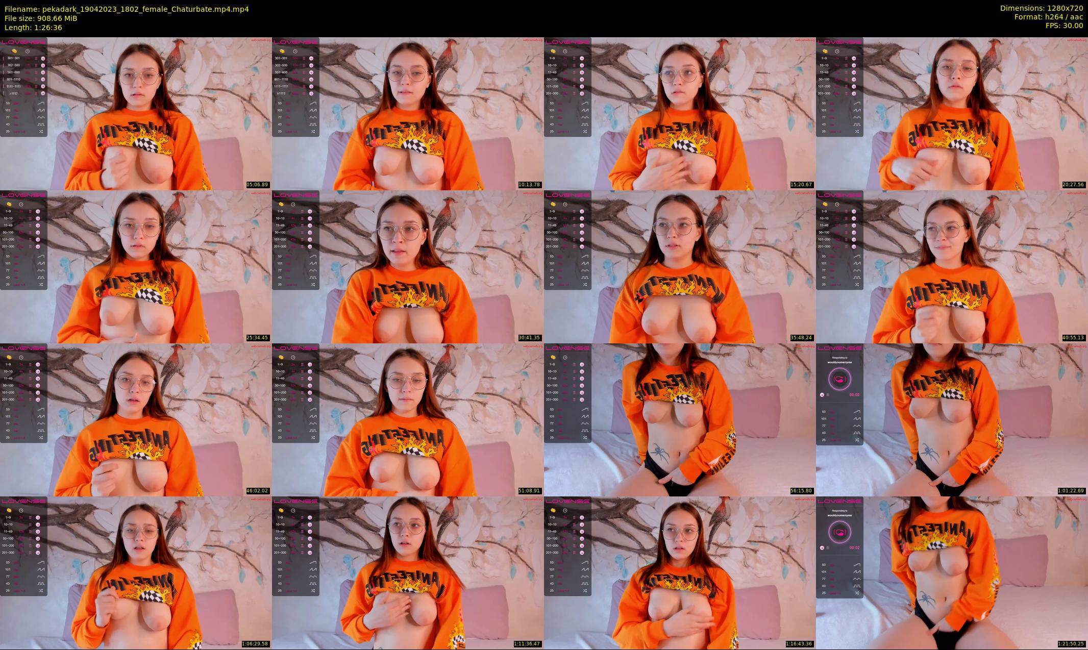 pekadark — 87 minute Chaturbate female cam show recording, 720p, Apr 19, 2023