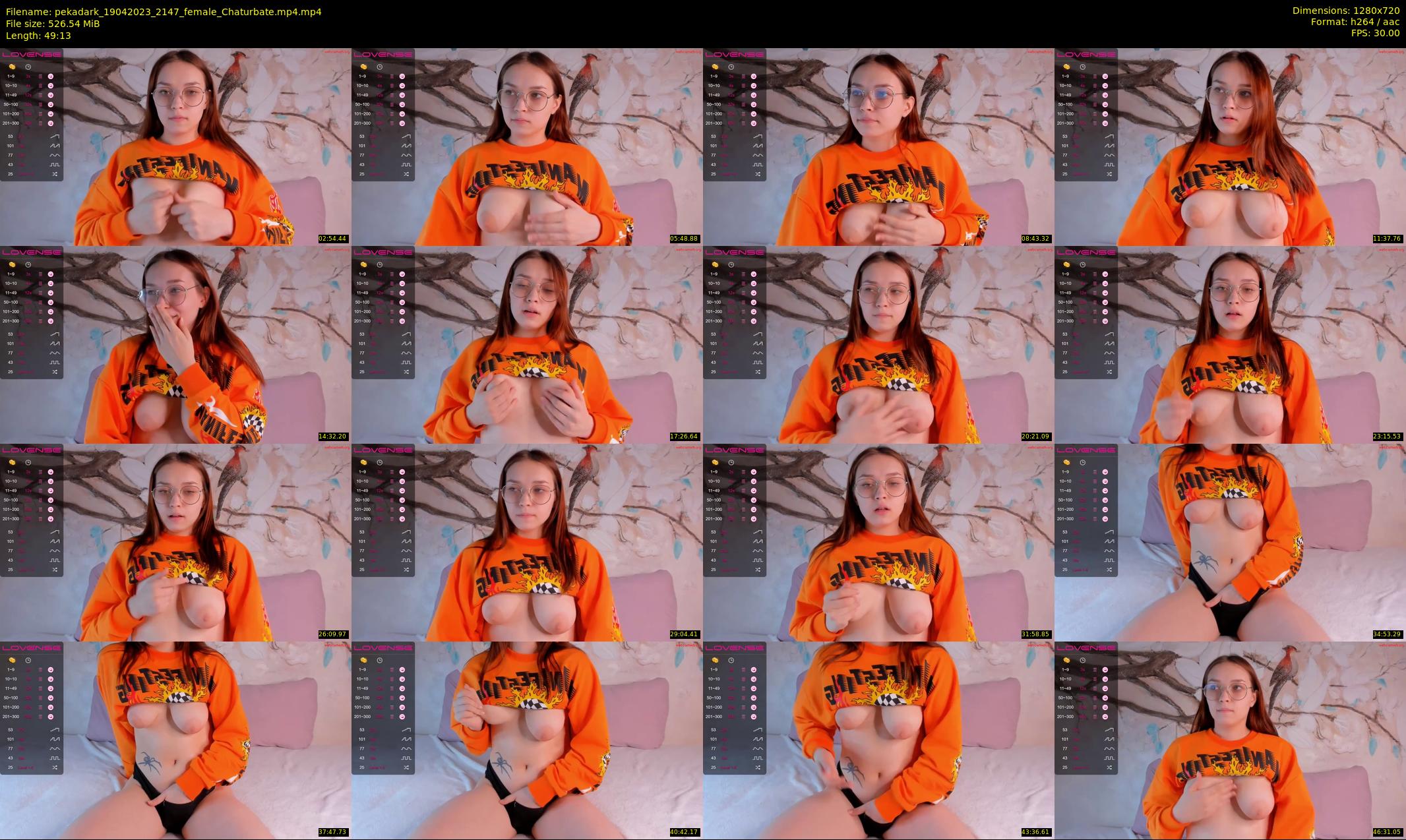 pekadark — 50 minute Chaturbate female cam show recording, 720p, Apr 19, 2023