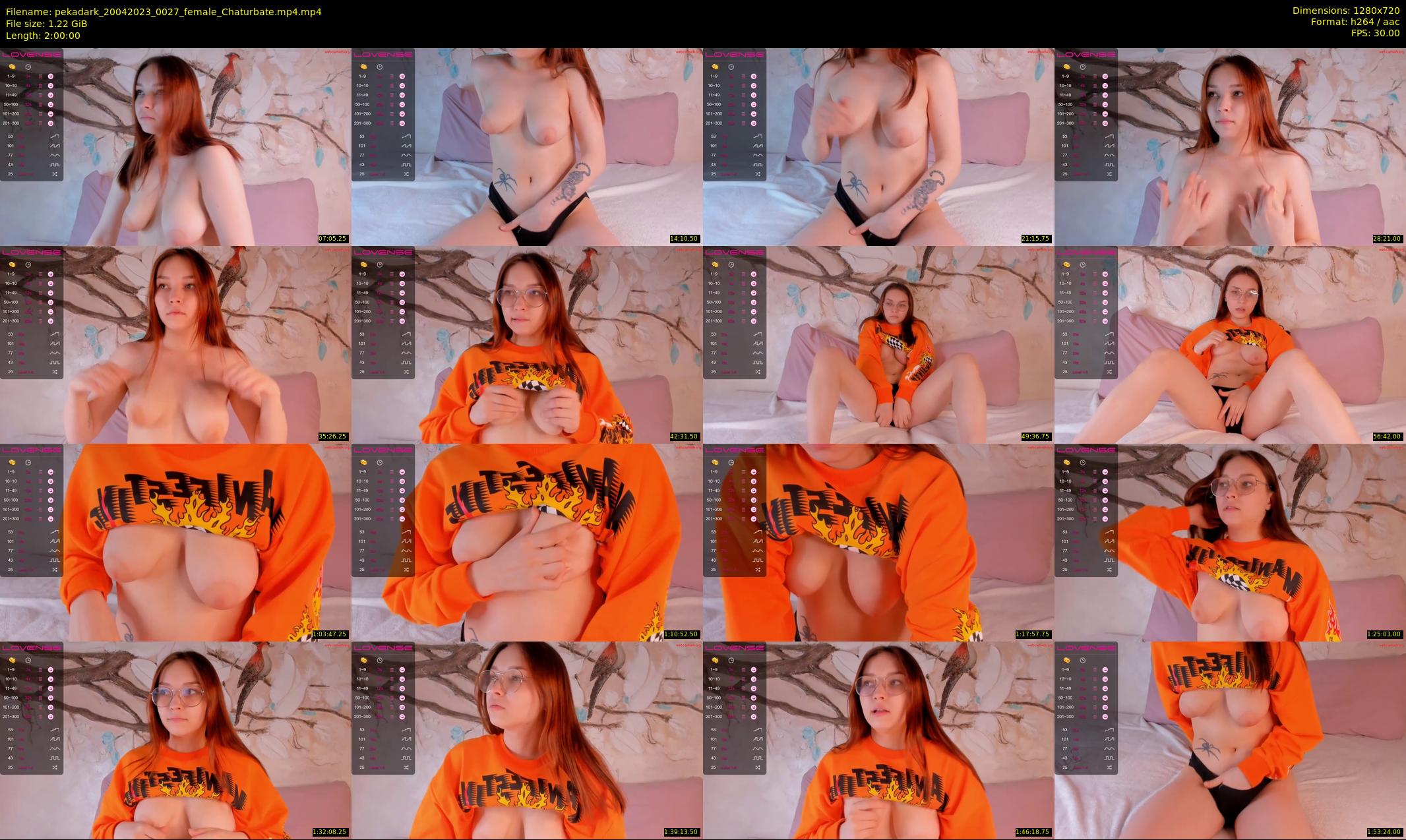 pekadark — 120 minute Chaturbate female cam show recording, 720p, Apr 20, 2023