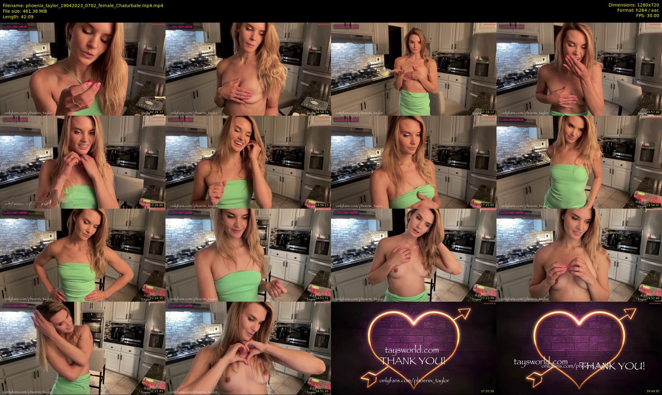 phoenix_taylor — 43 minute Chaturbate female cam show recording, 720p, Apr 19, 2023