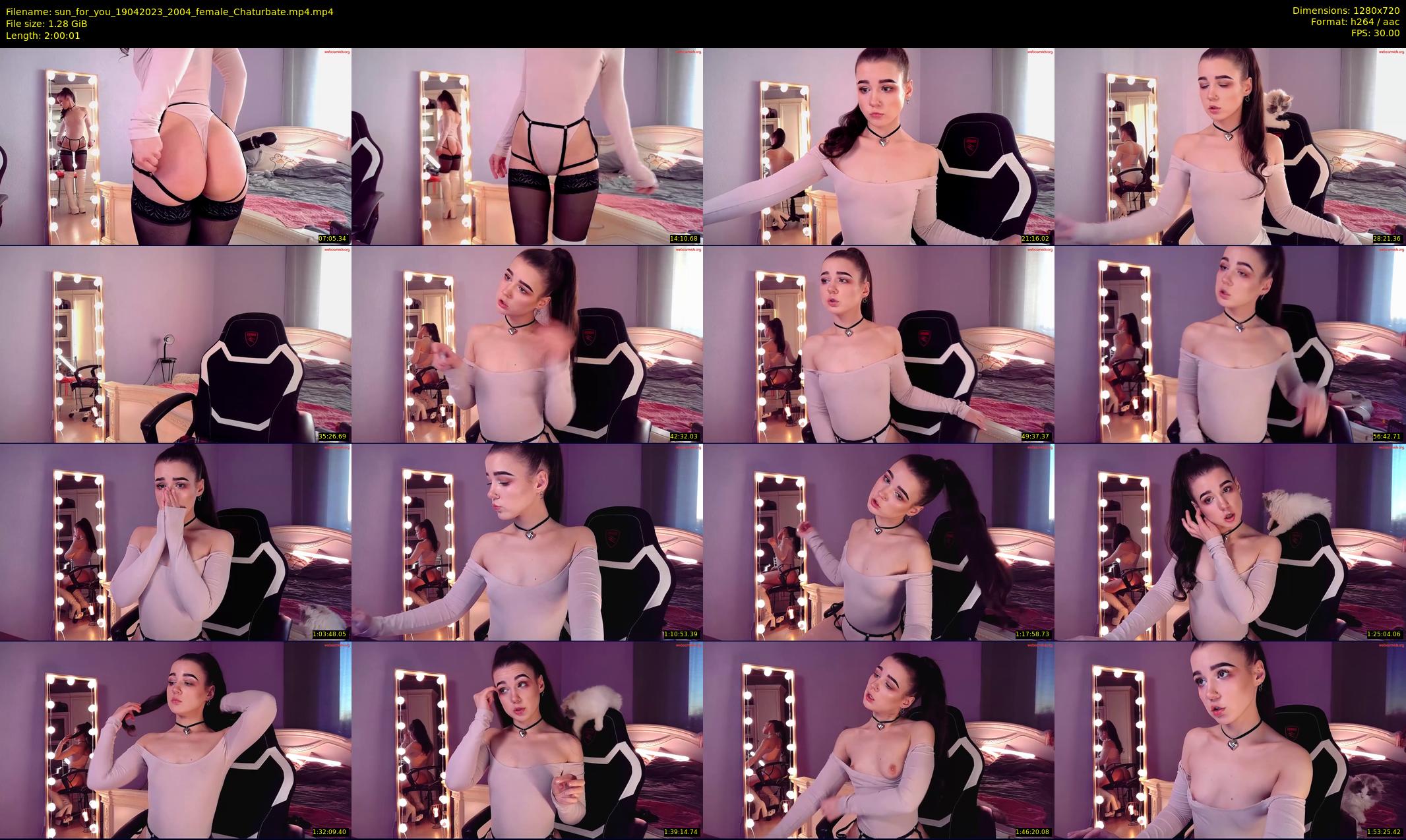sun_for_you — 121 minute Chaturbate female cam show recording, 720p, Apr 19, 2023