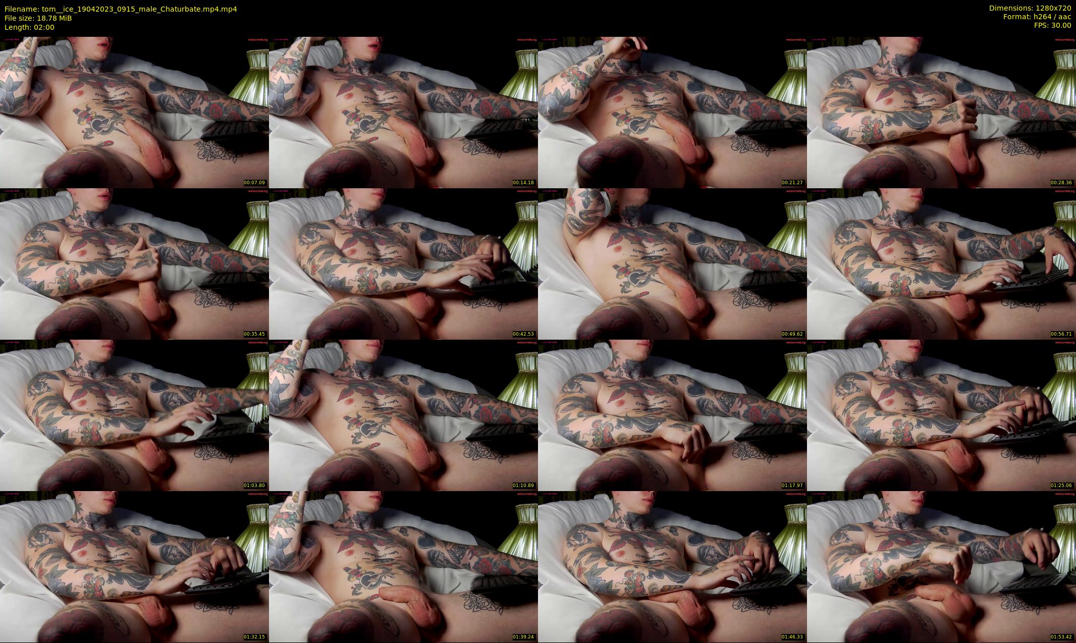 tom__ice — 2 minute Chaturbate male cam show recording, 720p, Apr 19, 2023