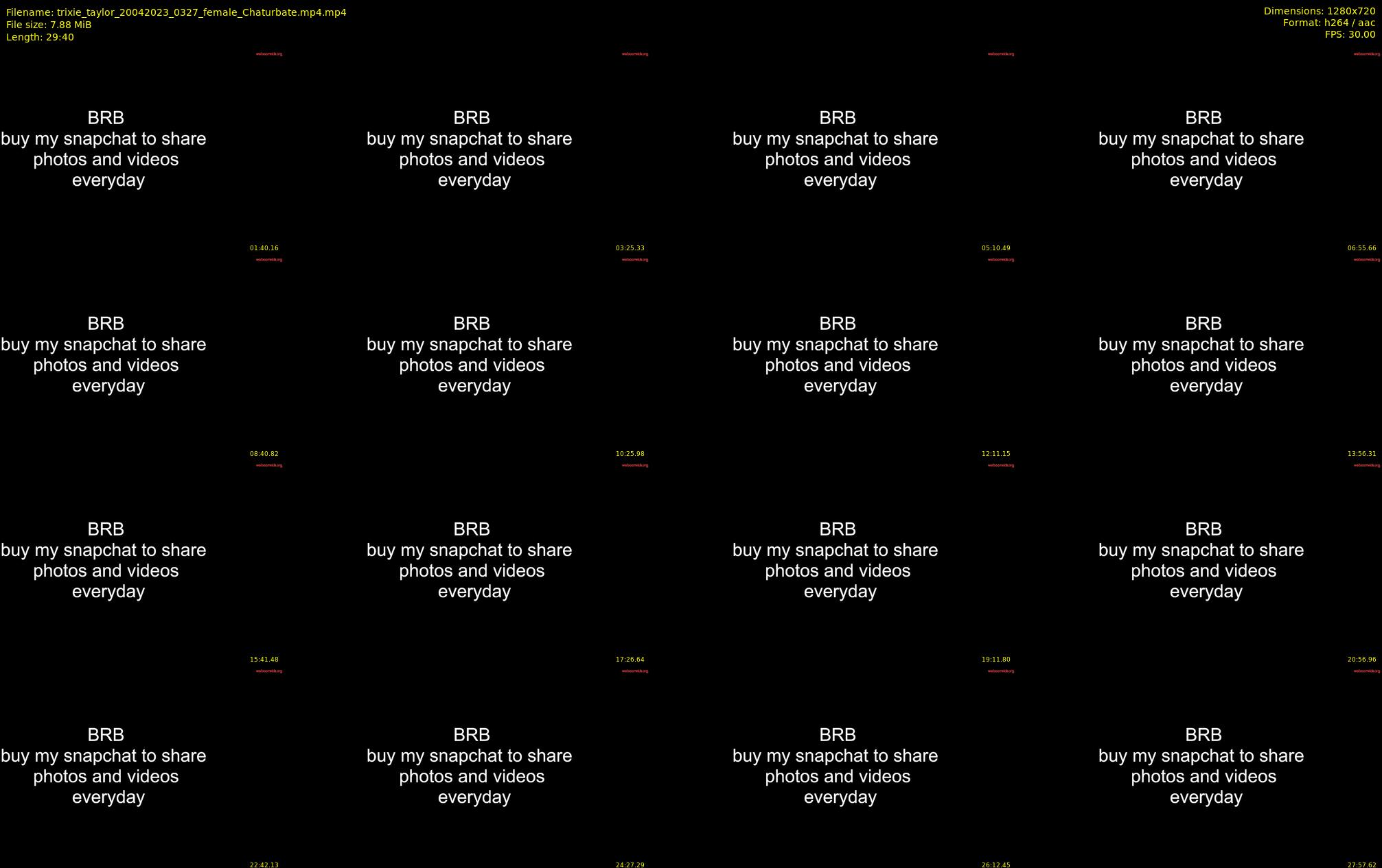 trixie_taylor — 30 minute Chaturbate female cam show recording, 720p, Apr 20, 2023