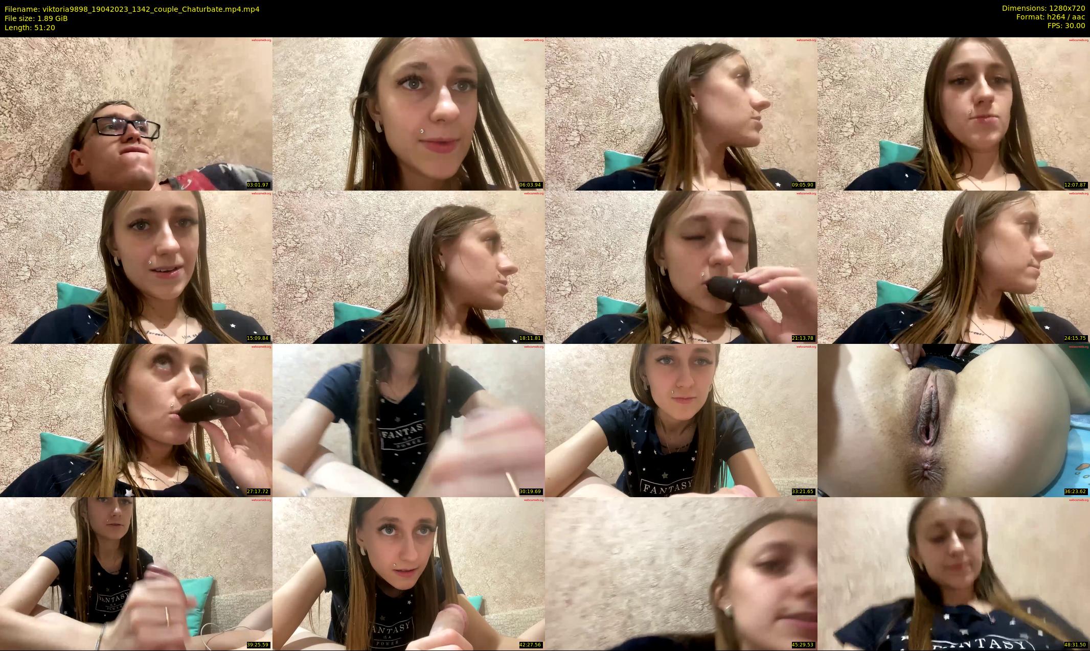 viktoria9898 — 52 minute Chaturbate couple cam show recording, 720p, Apr 19, 2023