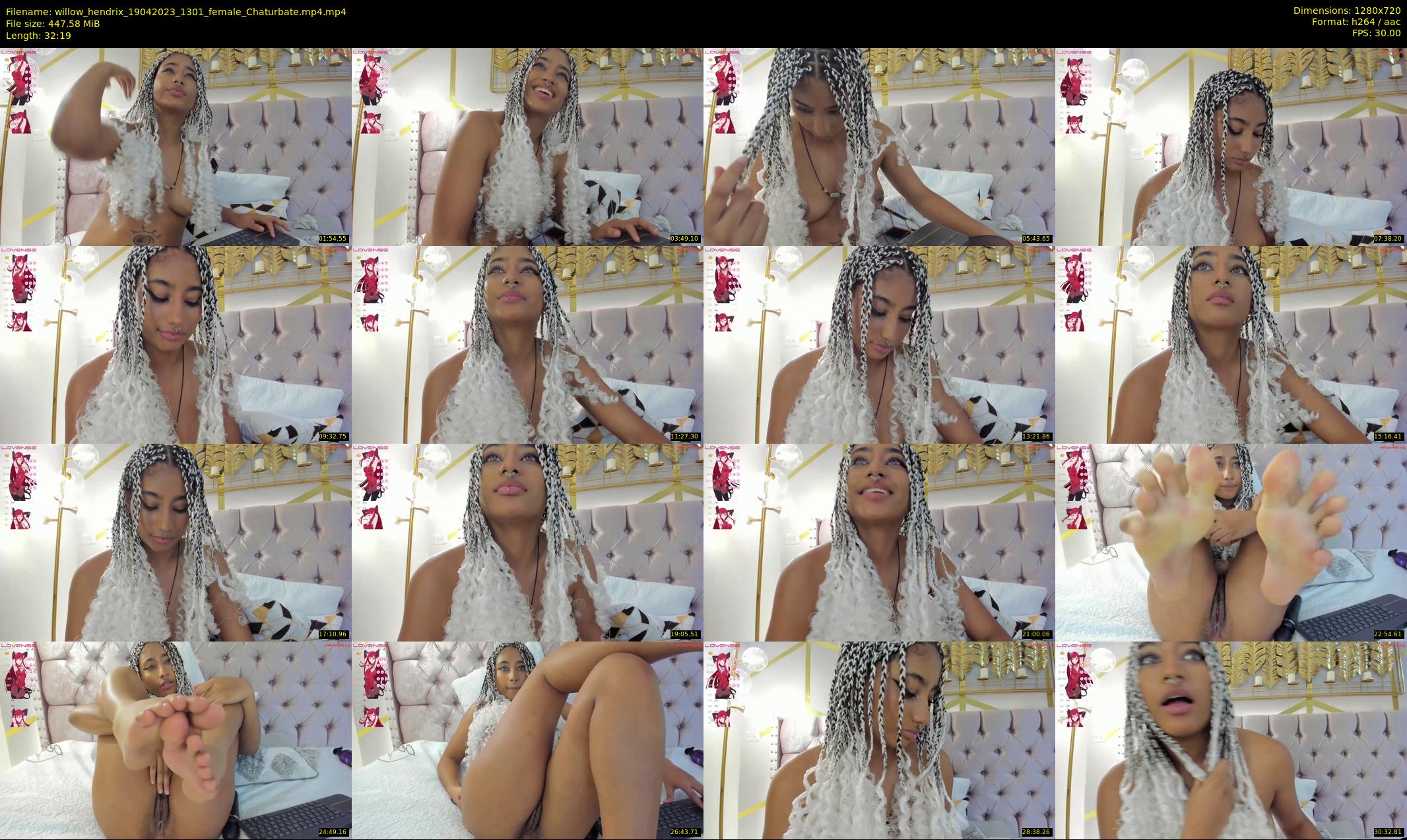 willow_hendrix — 33 minute Chaturbate female cam show recording, 720p, Apr 19, 2023