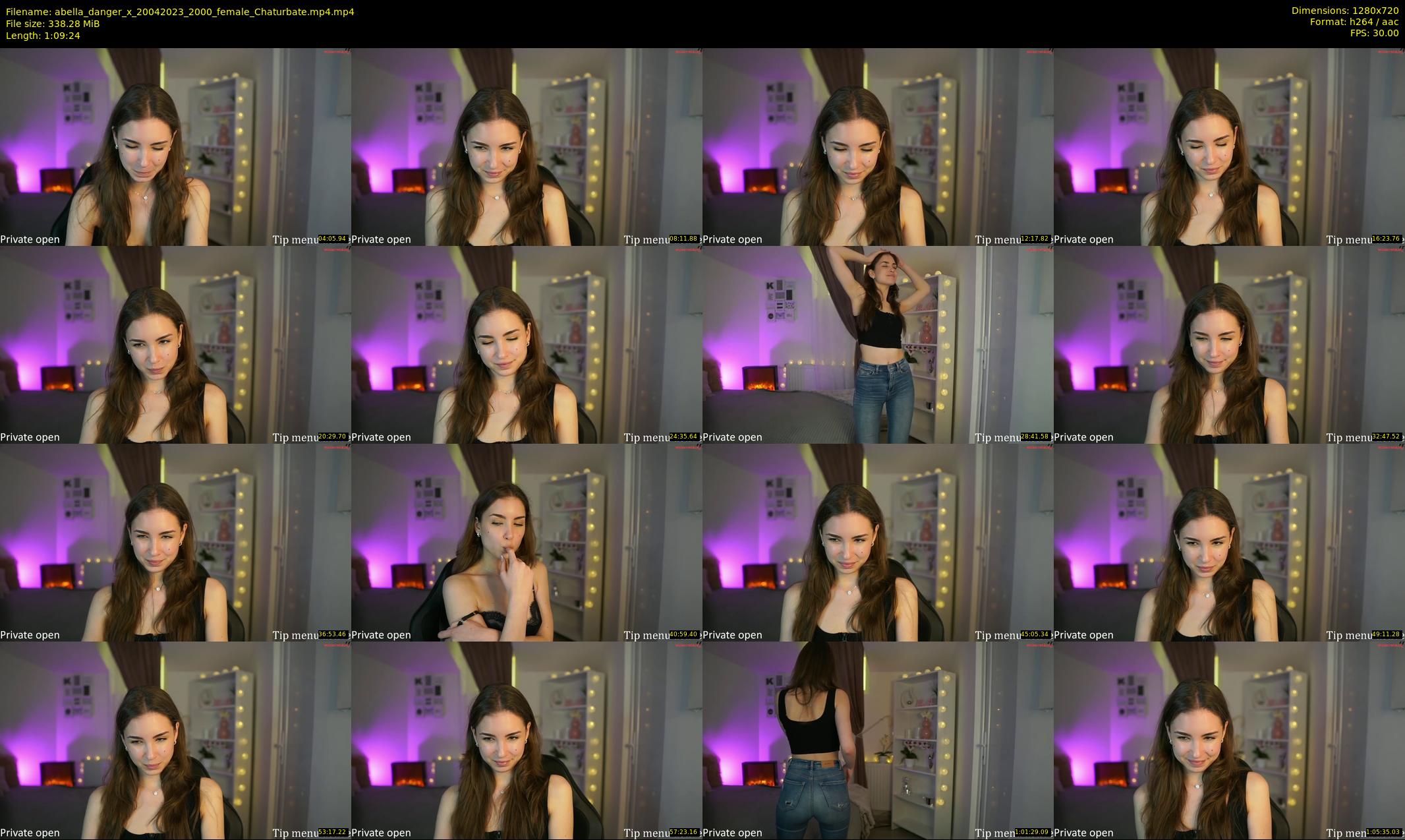 abella_danger_x — 70 minute Chaturbate female cam show recording, 720p, Apr 20, 2023