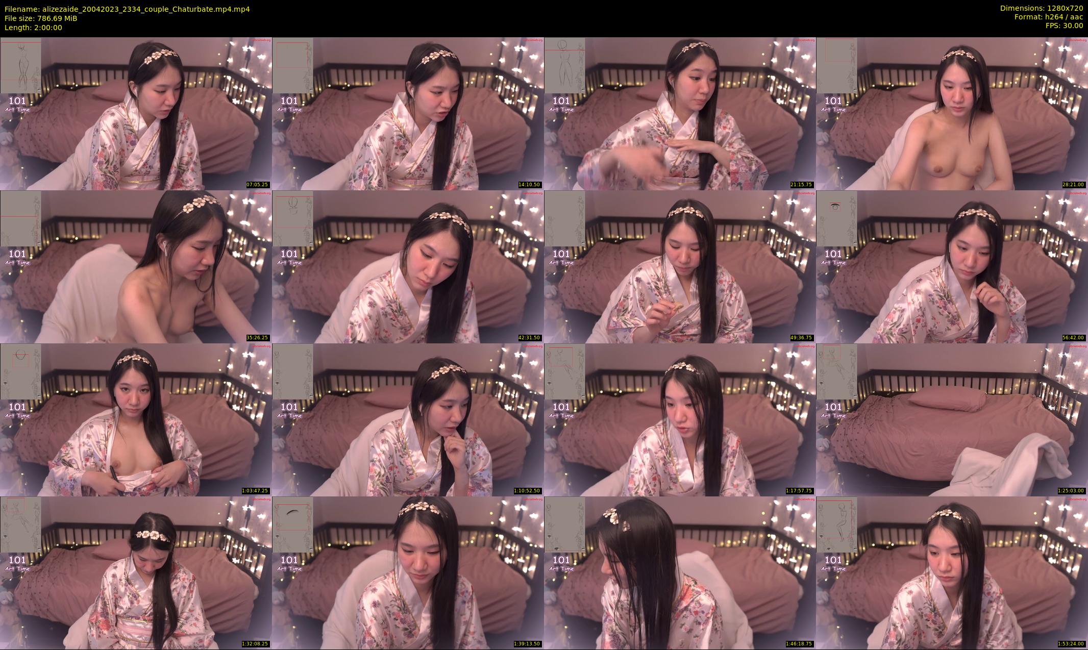 alizezaide — 120 minute Chaturbate female cam show recording, 720p, Apr 20, 2023