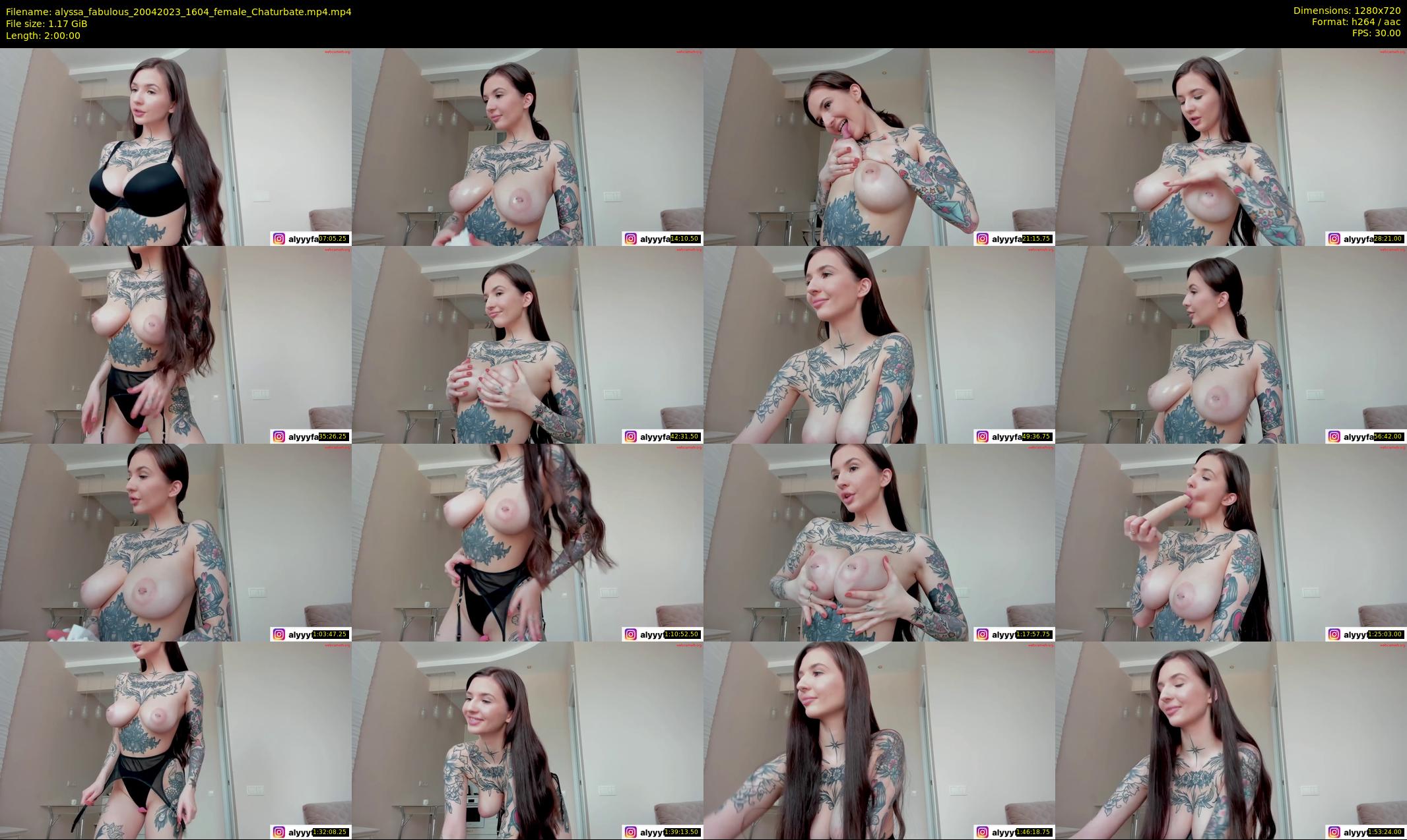 alyssa_fabulous — 120 minute Chaturbate female cam show recording, 720p, Apr 20, 2023