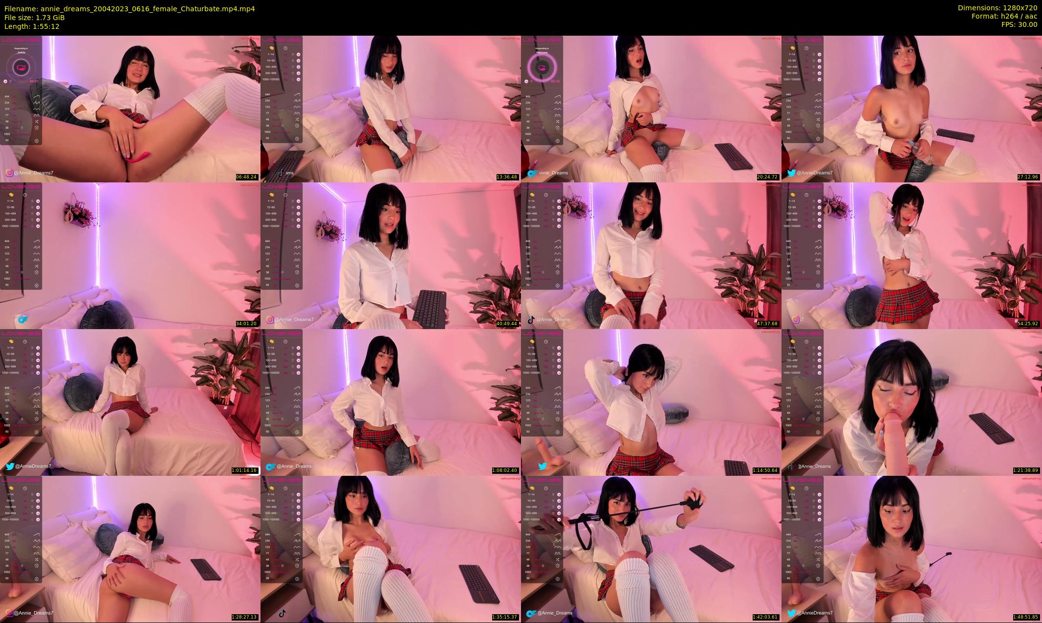 annie_dreams — 116 minute Chaturbate female cam show recording, 720p, Apr 20, 2023