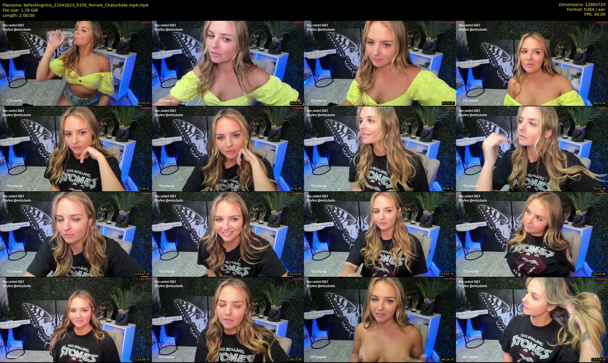 befxckingnice — 120 minute Chaturbate female cam show recording, 720p, Apr 21, 2023
