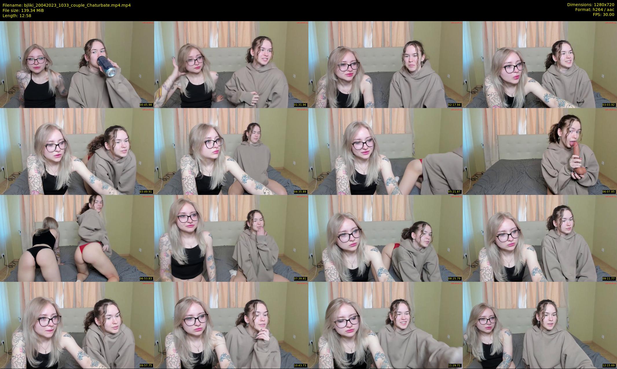 bjliki — 13 minute Chaturbate couple cam show recording, 720p, Apr 20, 2023