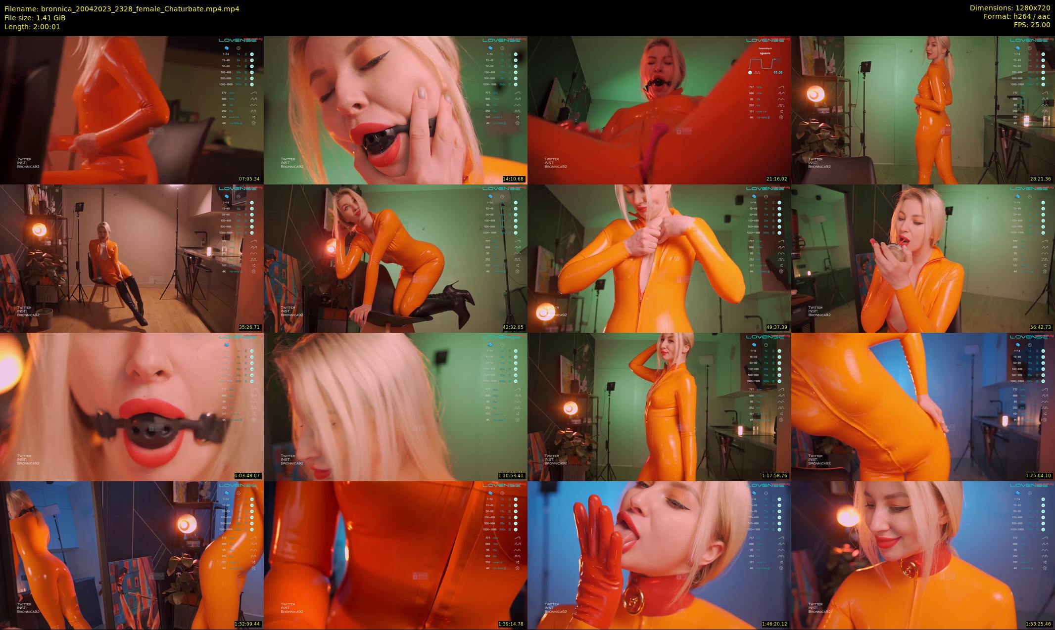 bronnica — 121 minute Chaturbate female cam show recording, 720p, Apr 20, 2023