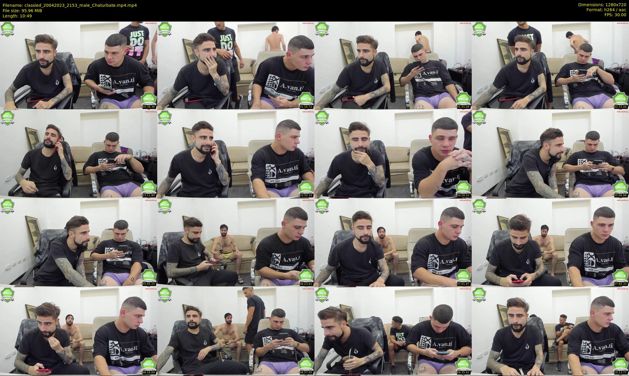 classied — 11 minute Chaturbate male cam show recording, 720p, Apr 20, 2023