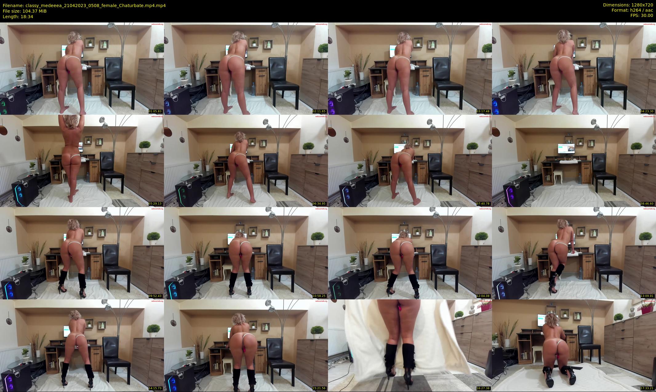 classy_medeeea — 19 minute Chaturbate female cam show recording, 720p, Apr 21, 2023