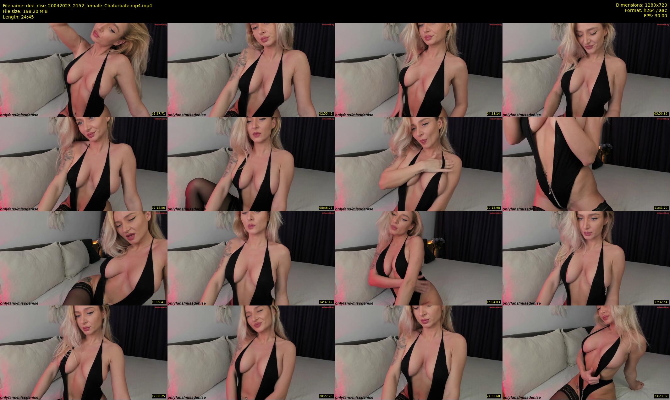 dee_nise — 25 minute Chaturbate female cam show recording, 720p, Apr 20, 2023