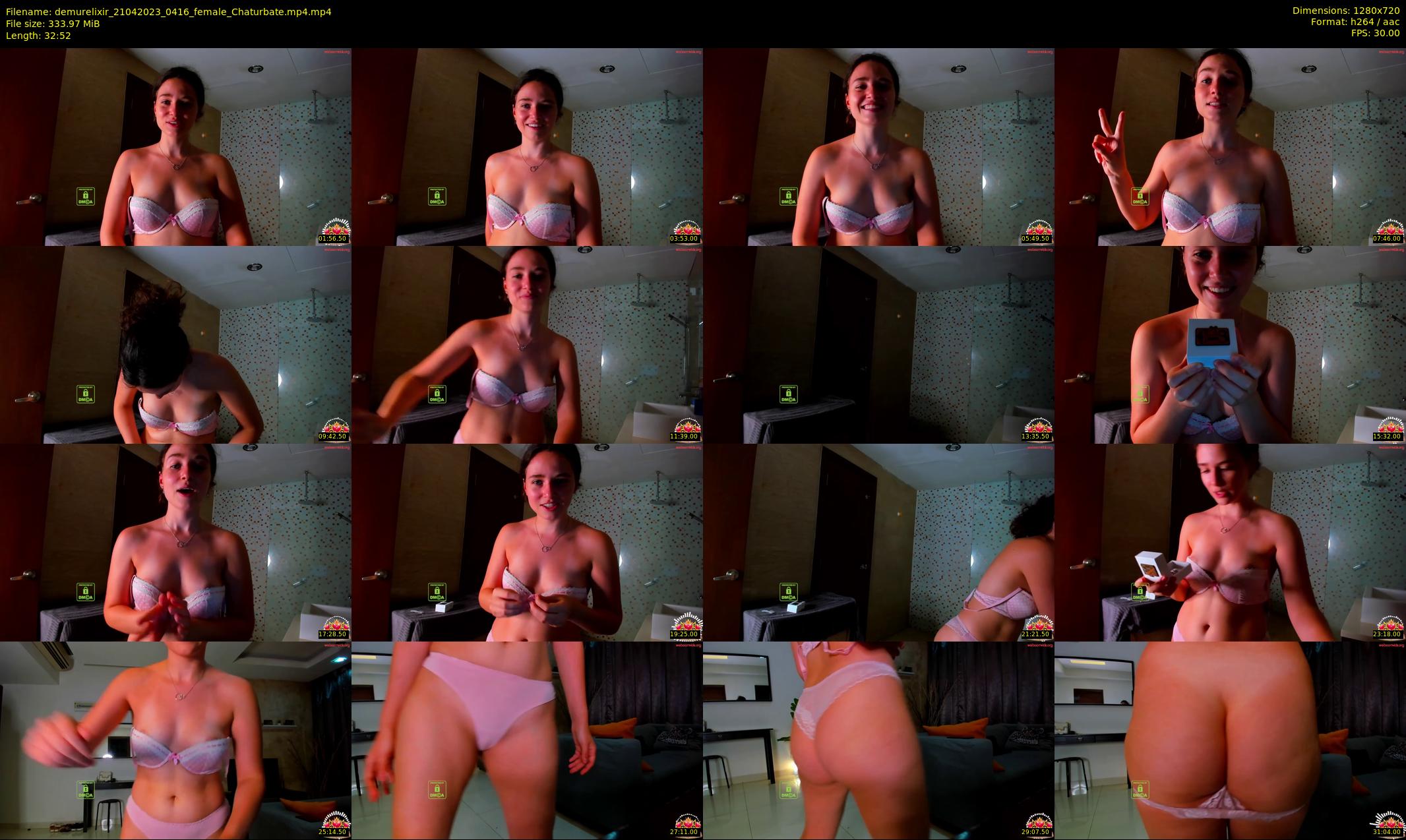 demurelixir — 33 minute Chaturbate female cam show recording, 720p, Apr 21, 2023