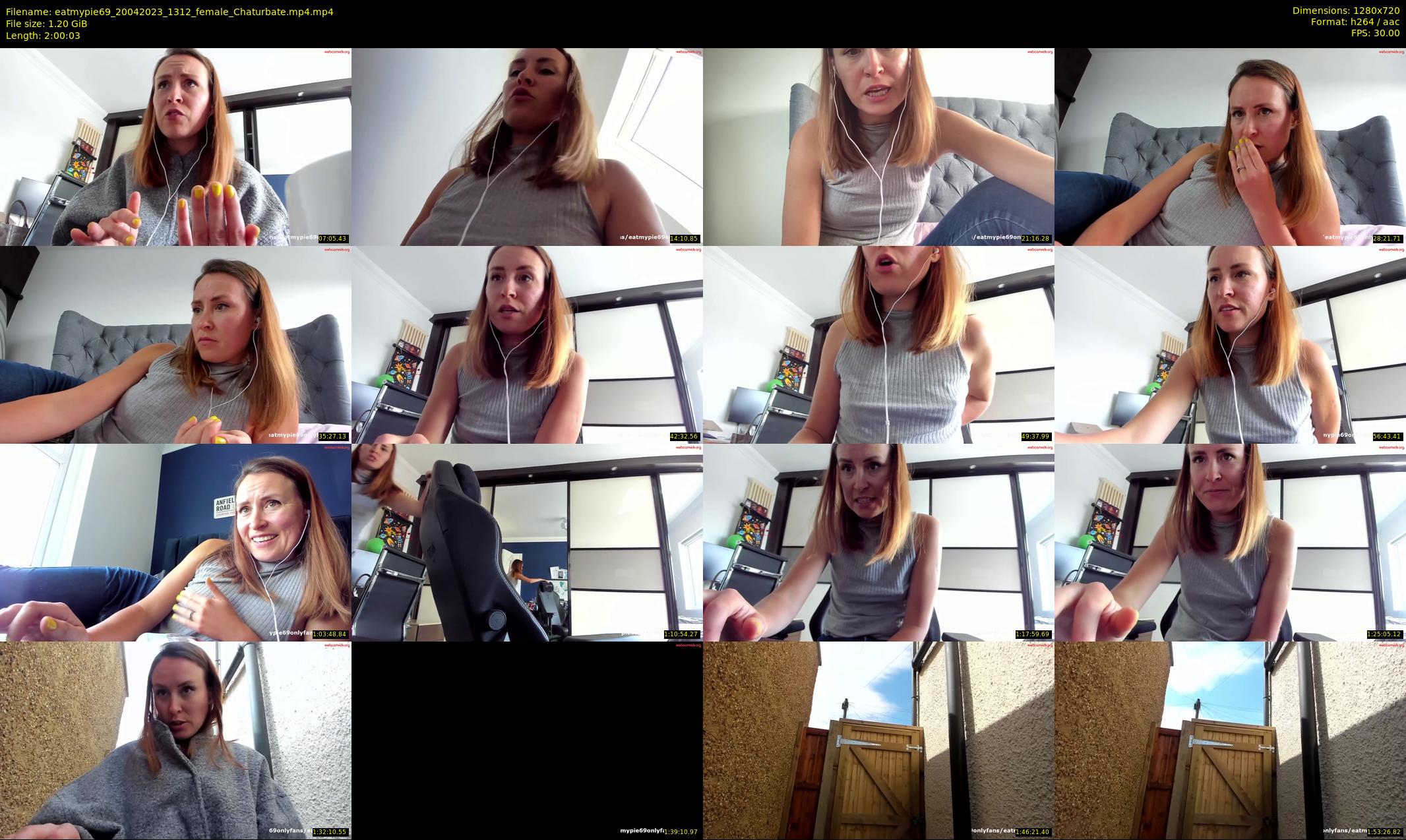 eatmypie69 — 121 minute Chaturbate female cam show recording, 720p, Apr 20, 2023