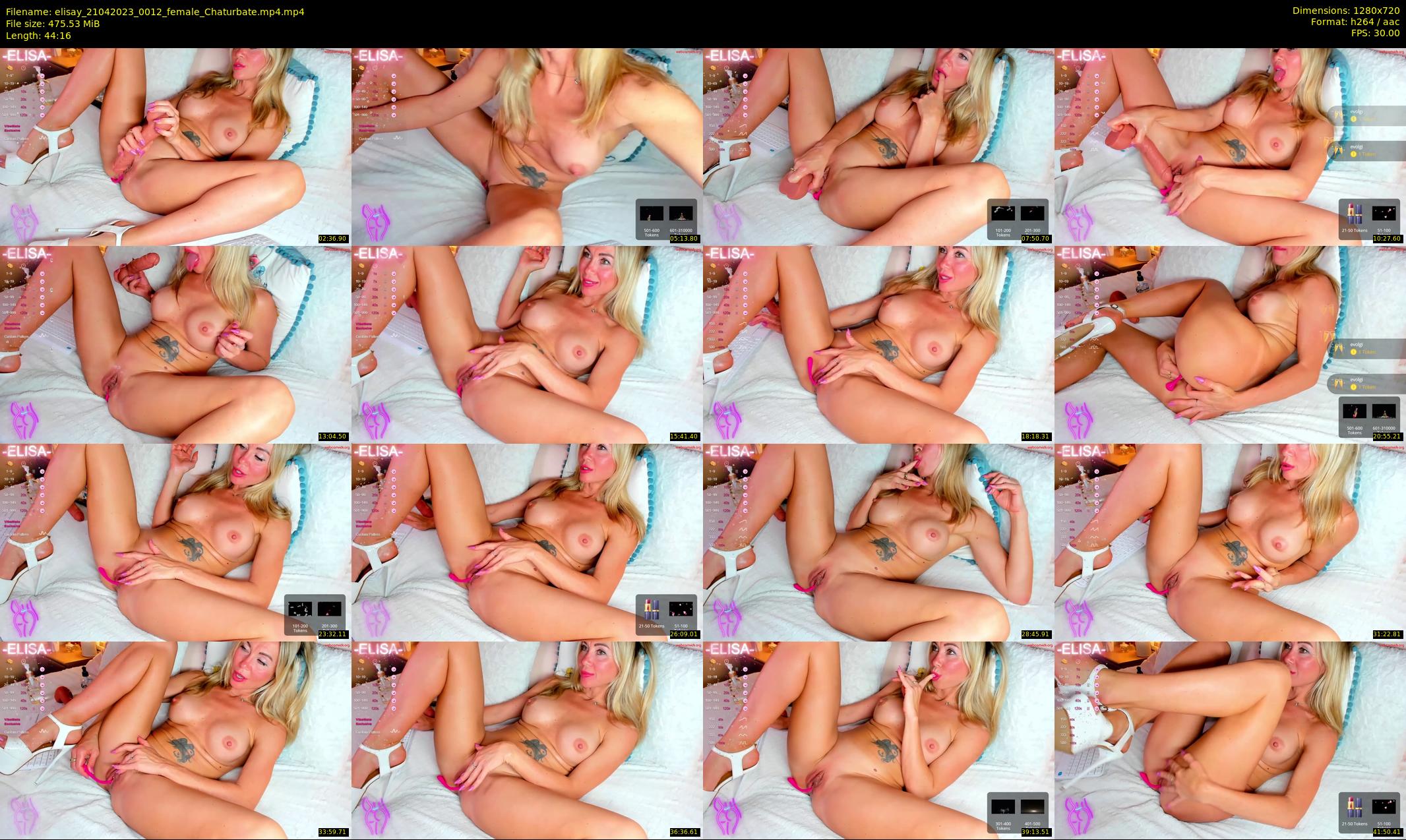 elisay — 45 minute Chaturbate female cam show recording, 720p, Apr 21, 2023