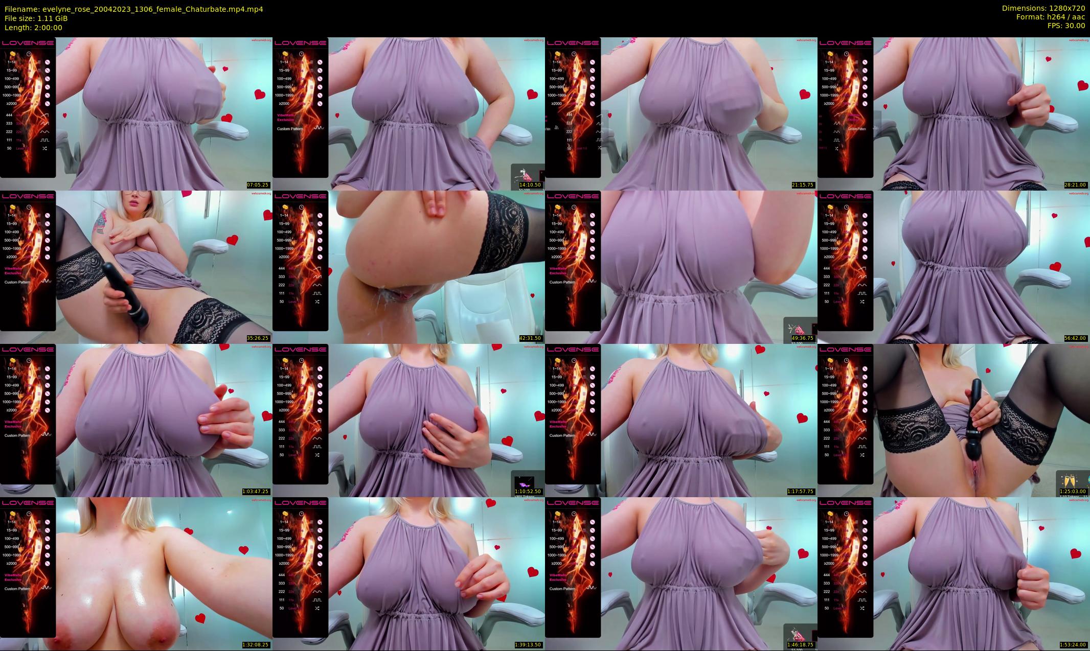 evelyne_rose — 120 minute Chaturbate female cam show recording, 720p, Apr 20, 2023