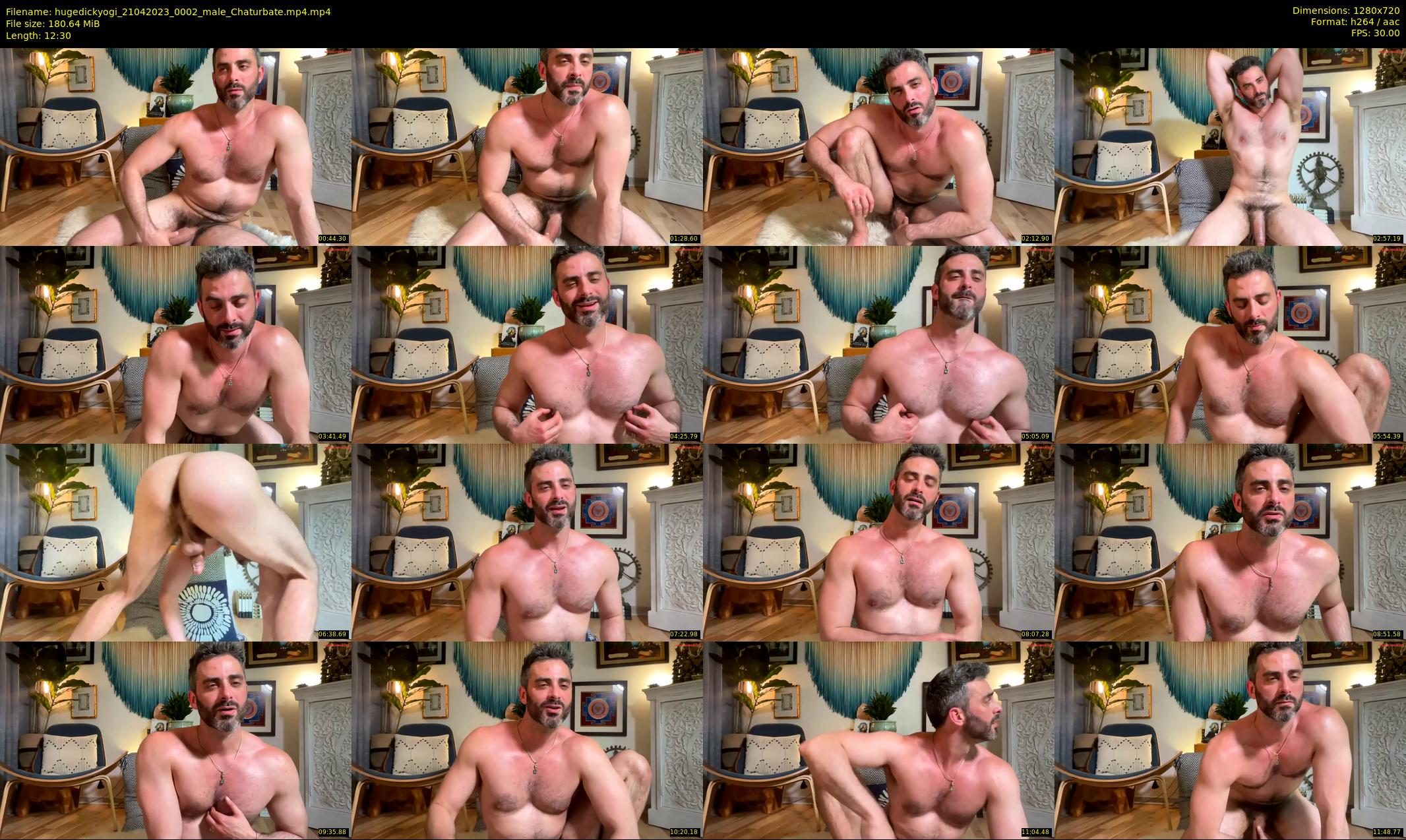 hugedickyogi — 13 minute Chaturbate male cam show recording, 720p, Apr 21, 2023