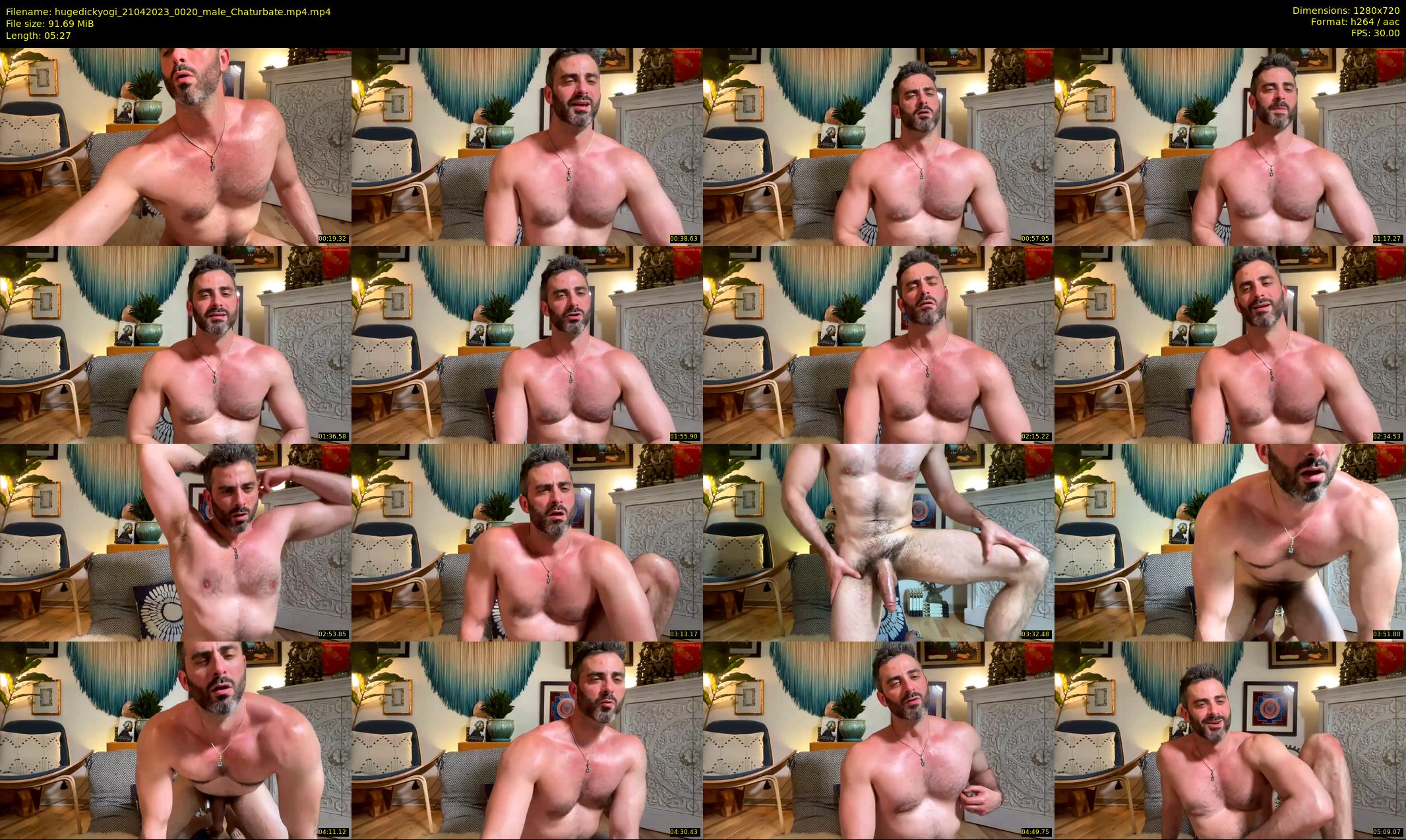 hugedickyogi — 6 minute Chaturbate male cam show recording, 720p, Apr 21, 2023