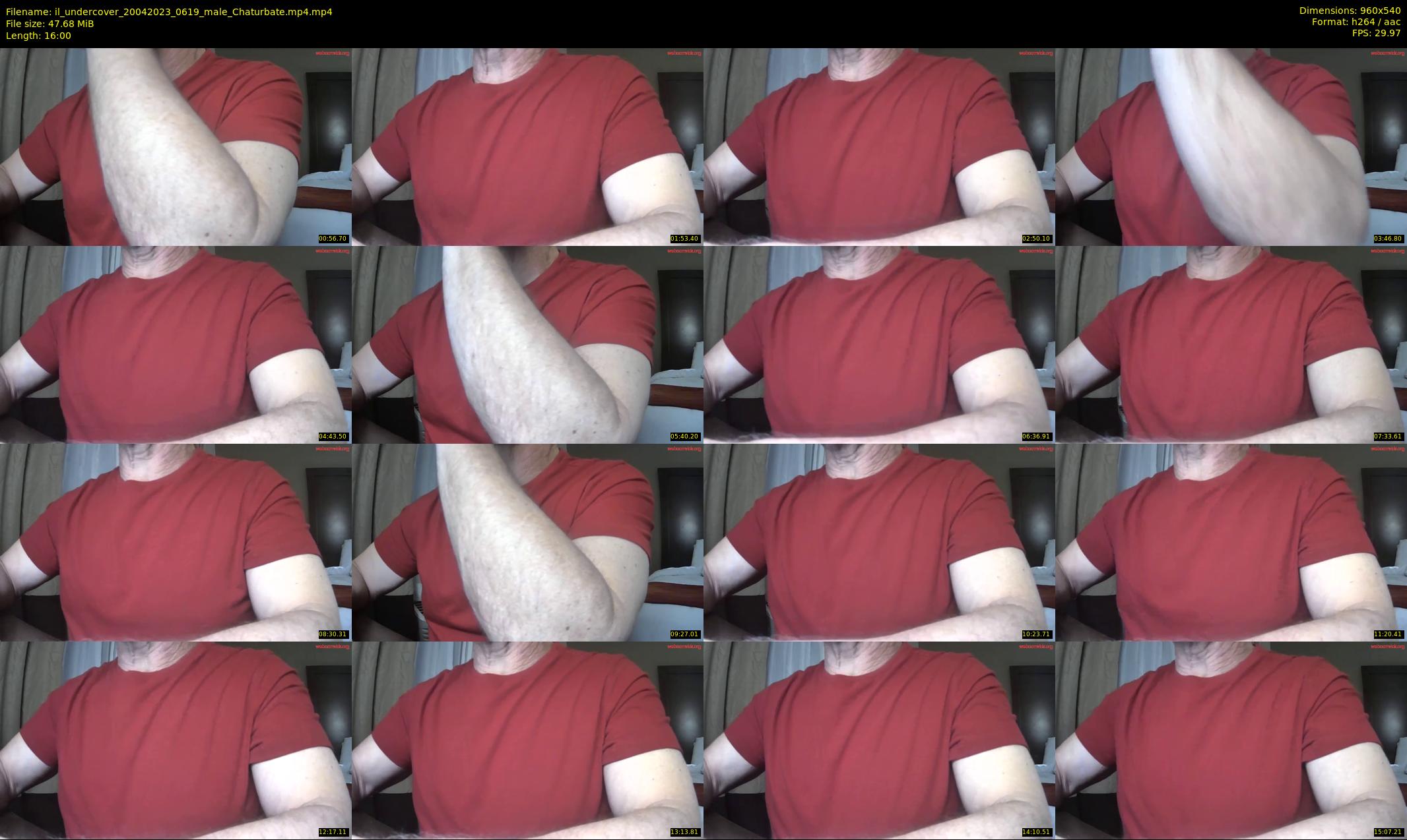 il_undercover — 16 minute Chaturbate male cam show recording, 480p, Apr 20, 2023