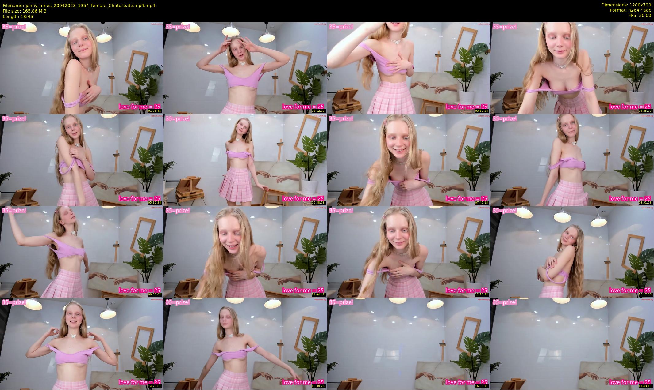 jenny_ames — 19 minute Chaturbate female cam show recording, 720p, Apr 20, 2023