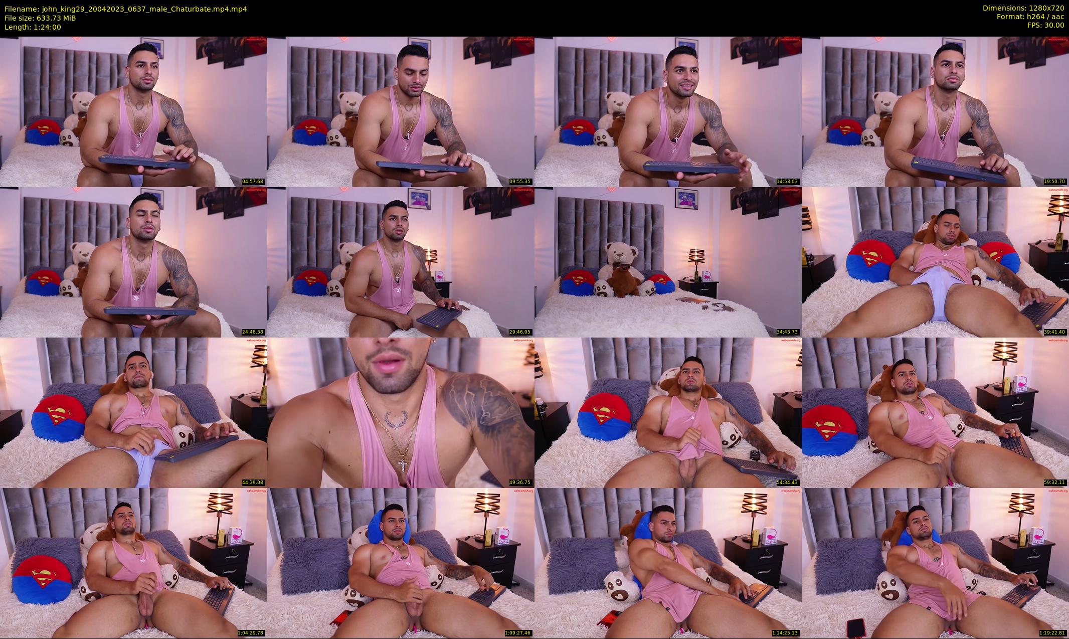 john_king29 — 84 minute Chaturbate male cam show recording, 720p, Apr 20, 2023
